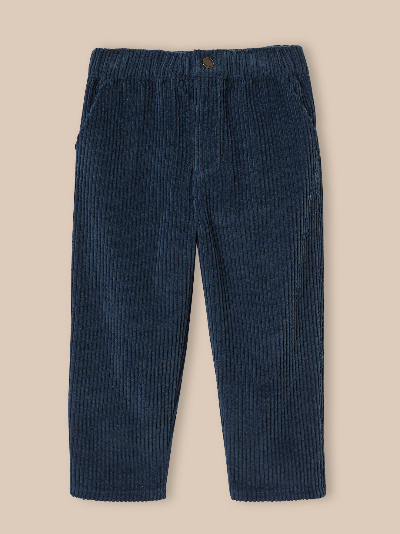 Corduroy pants CYRILLUS Blue