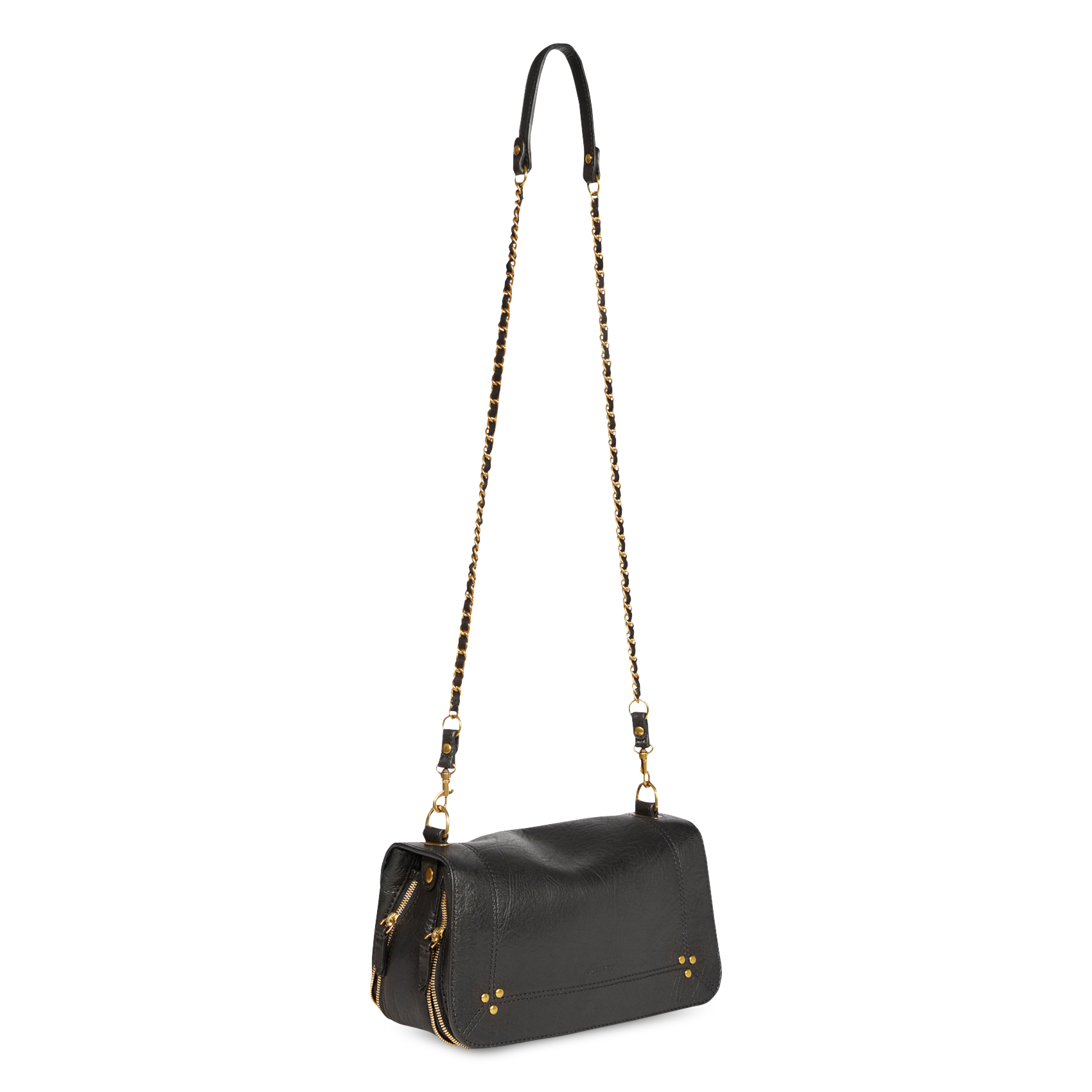 Dori leather shoulder bag JEROME DREYFUSS Black