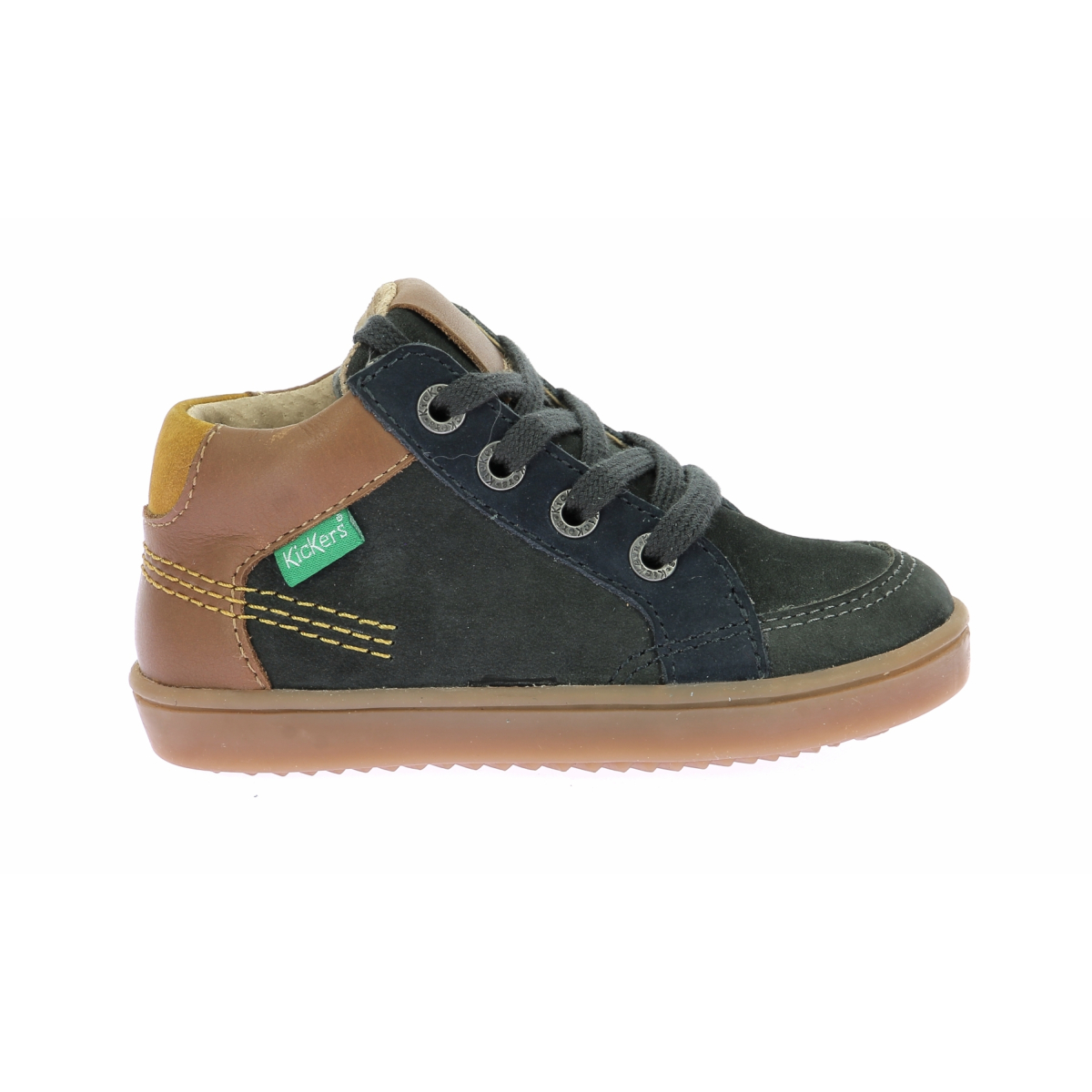 High-top leather sneakers KICKERS