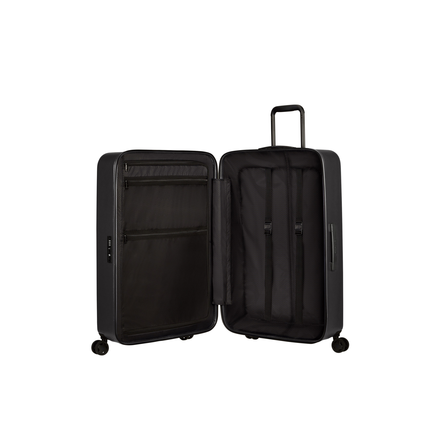Stackd suitcase 4 wheels size L SAMSONITE Black