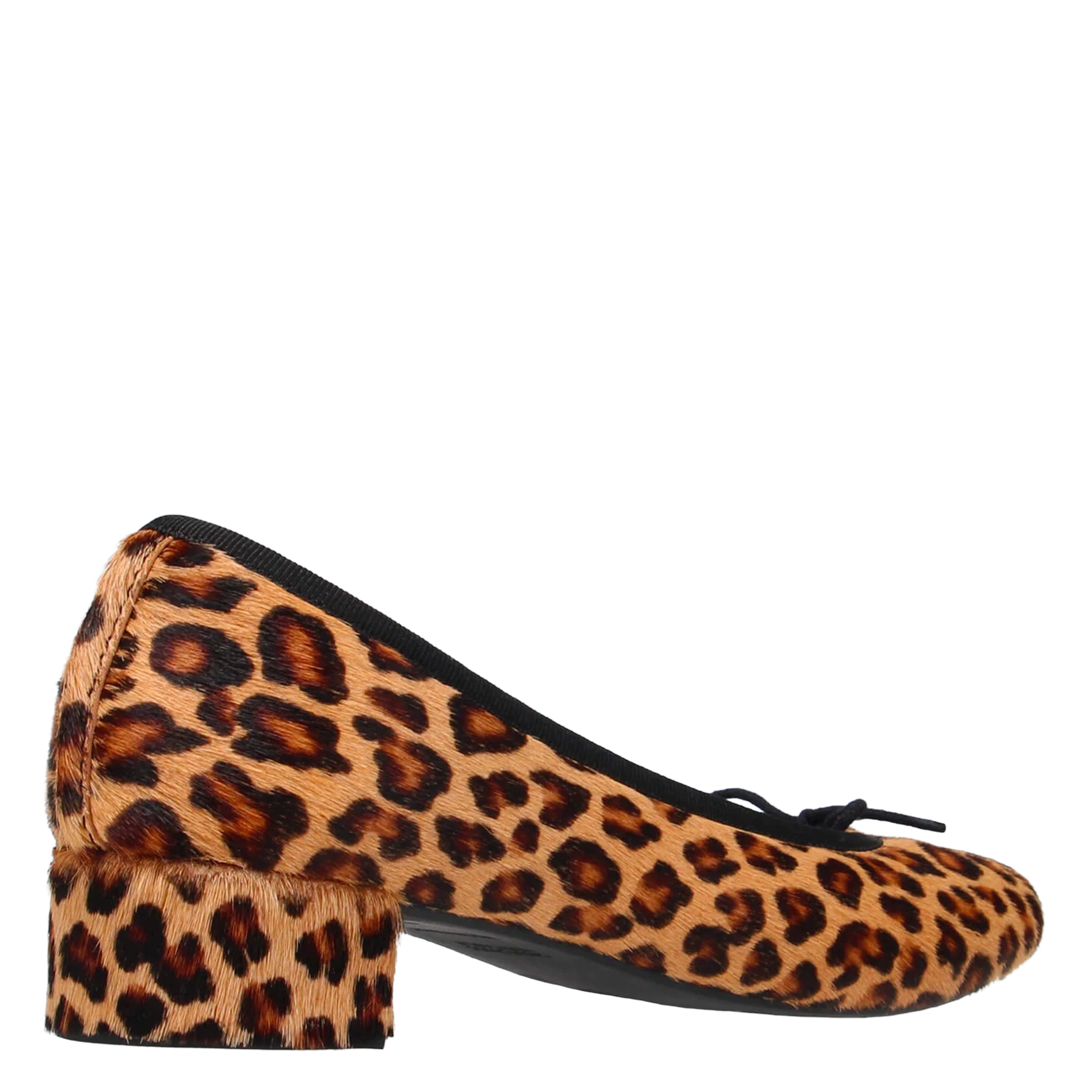 Escarpins en cuir pony REPETTO Marron