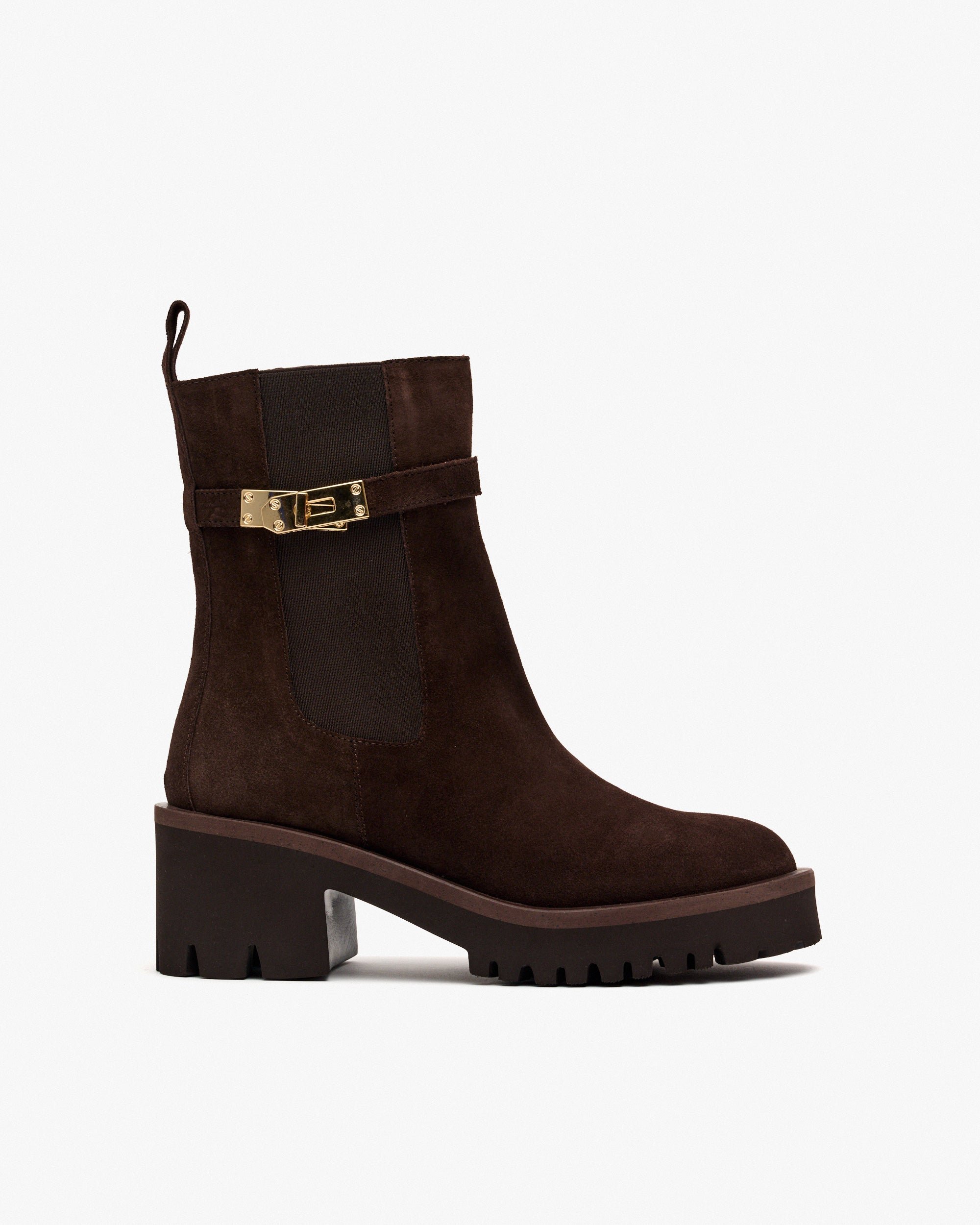 Brown suede ankle boots PEDRO MIRALLES Brown
