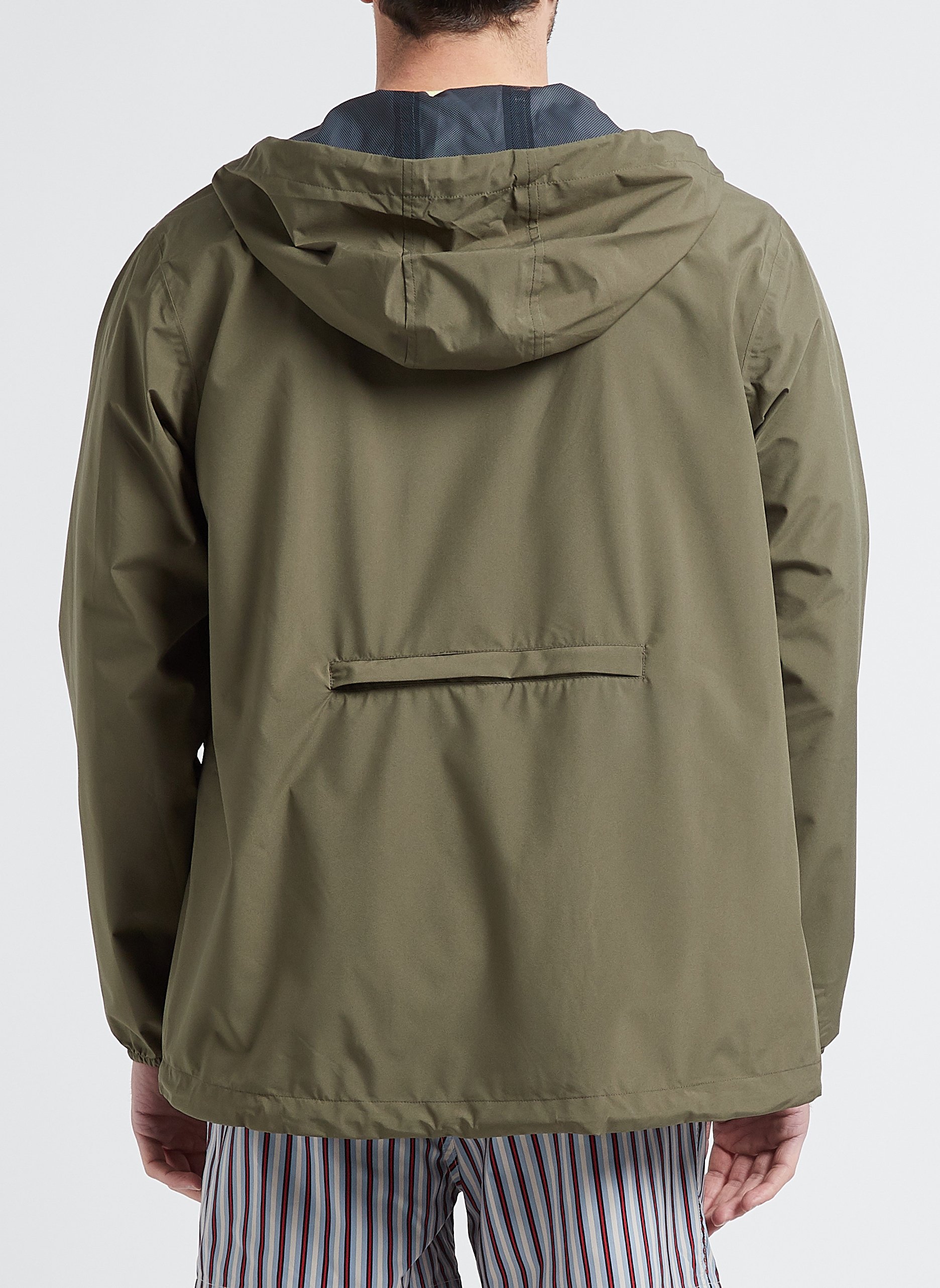 Kurze Regenjacke mit Kapuze FLOTTE Grun