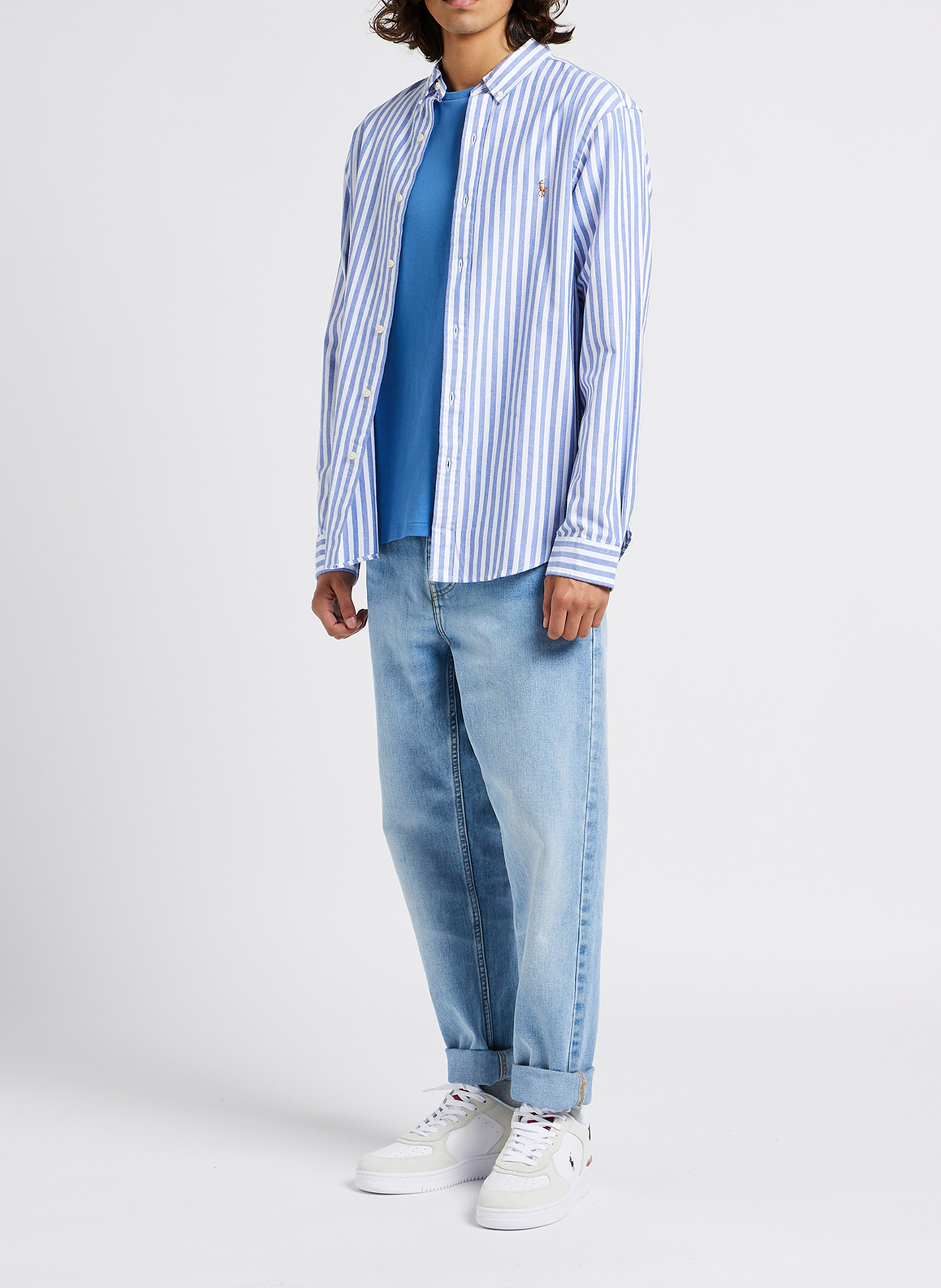 Slim-fit striped cotton shirt POLO RALPH LAUREN Multicolored