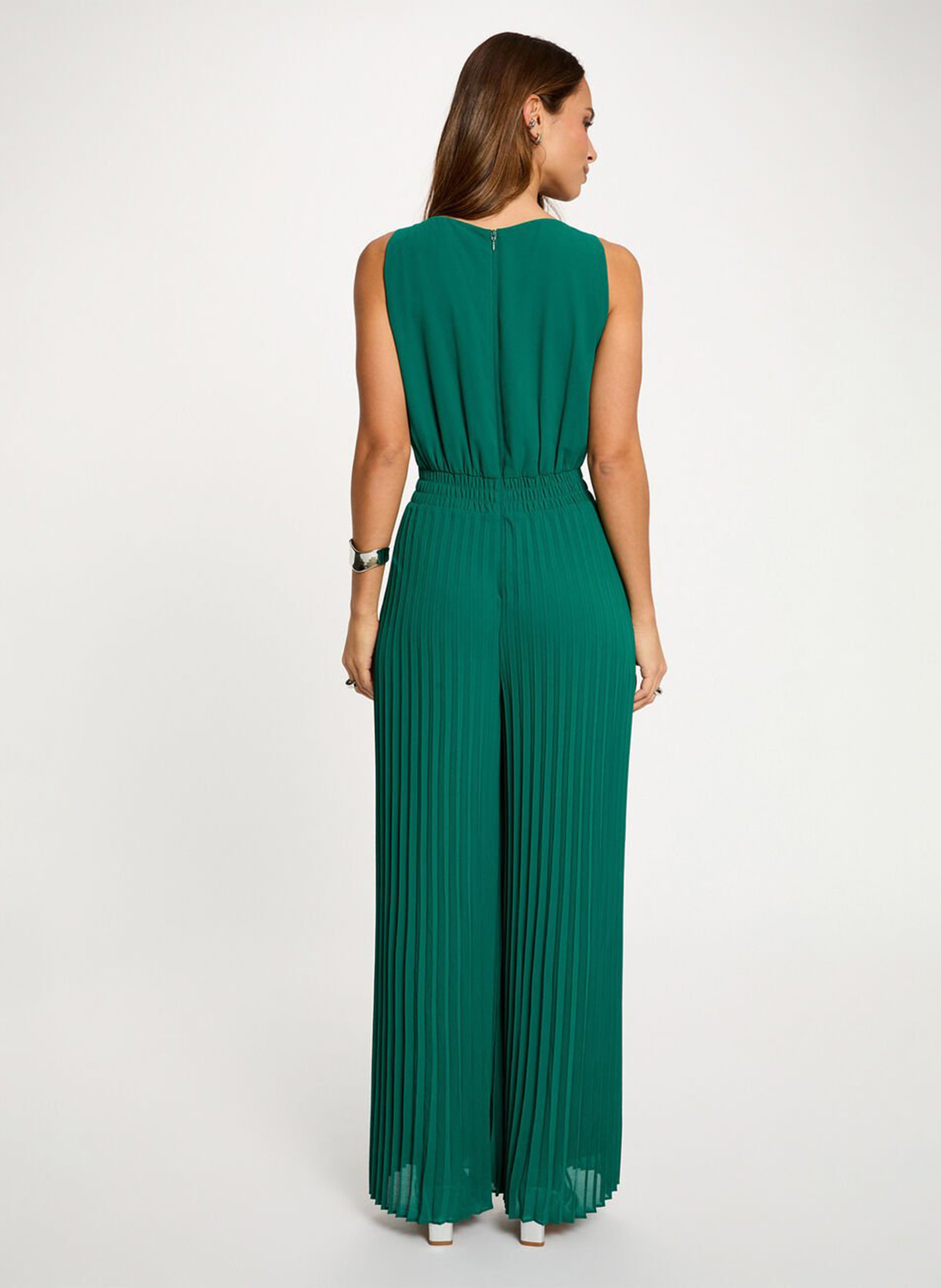 Combinaison large col V unie MORGAN Vert