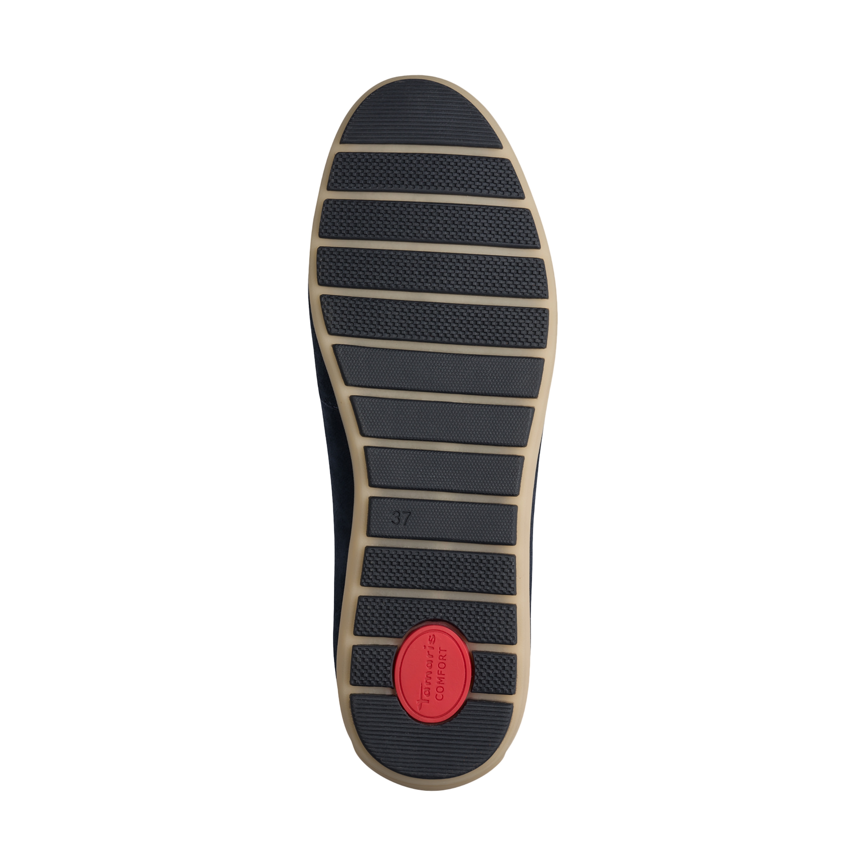 Leather loafers TAMARIS Blue