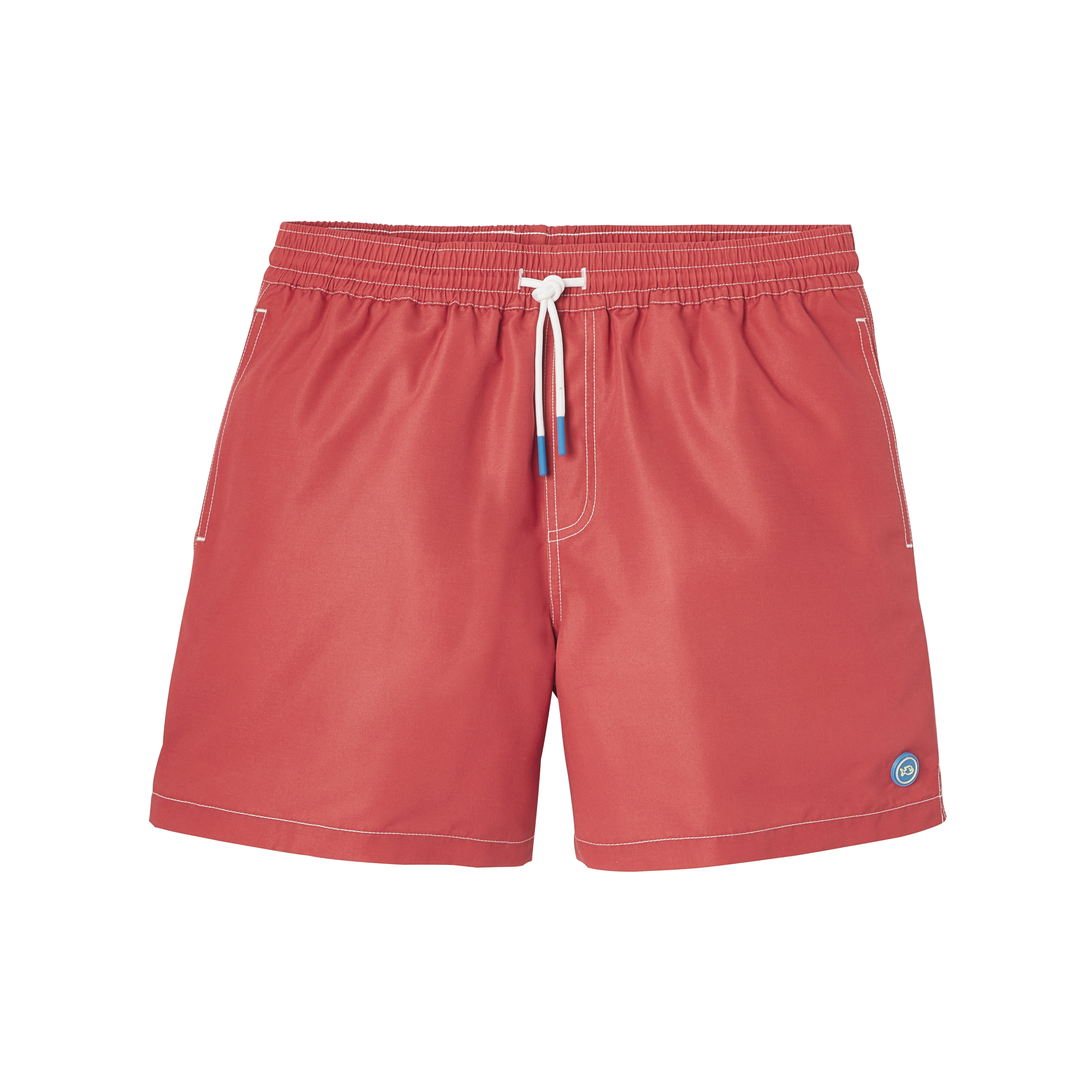 Recycled polyester swim shorts BILLYBELT Red