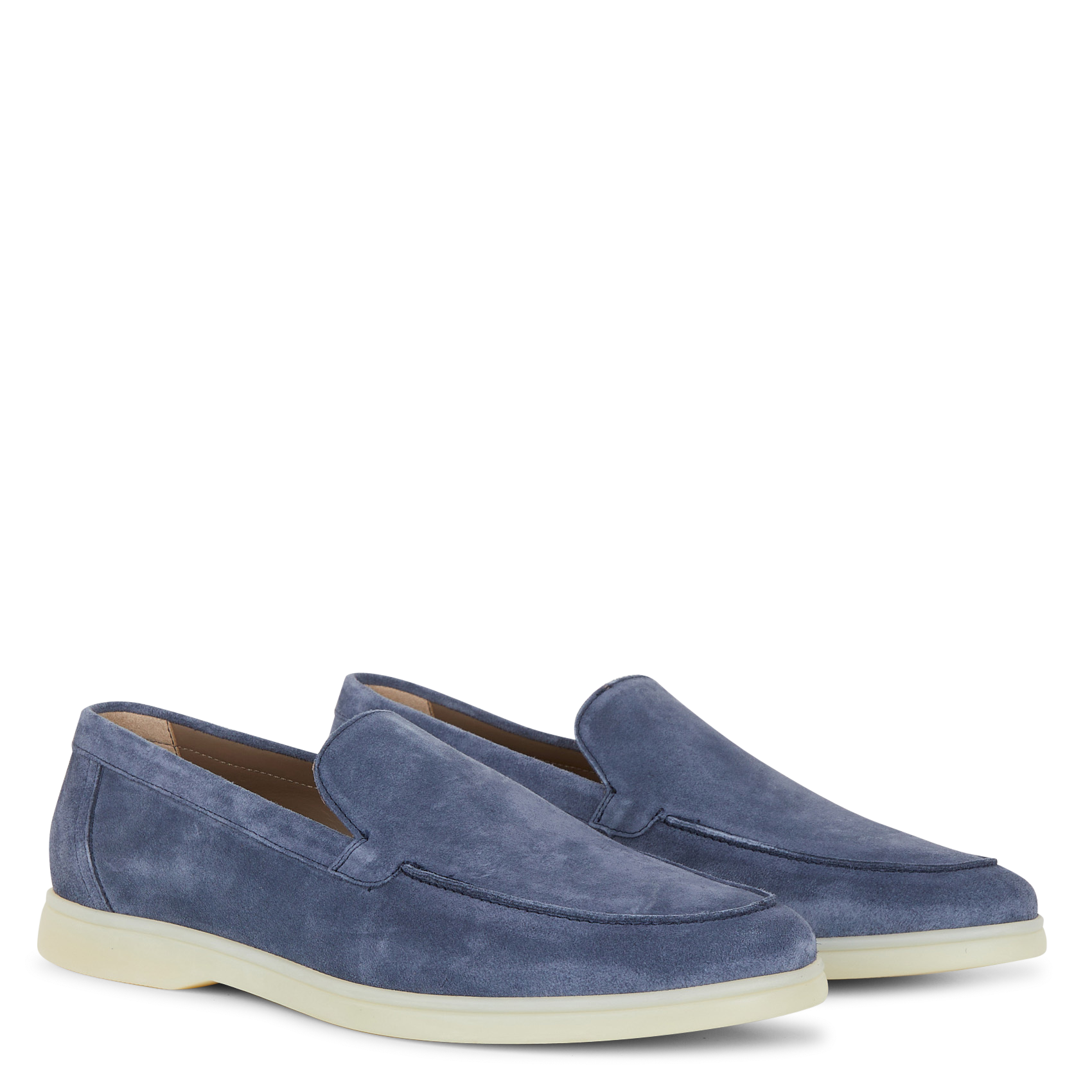 Ledermokassins HACKETT Blau