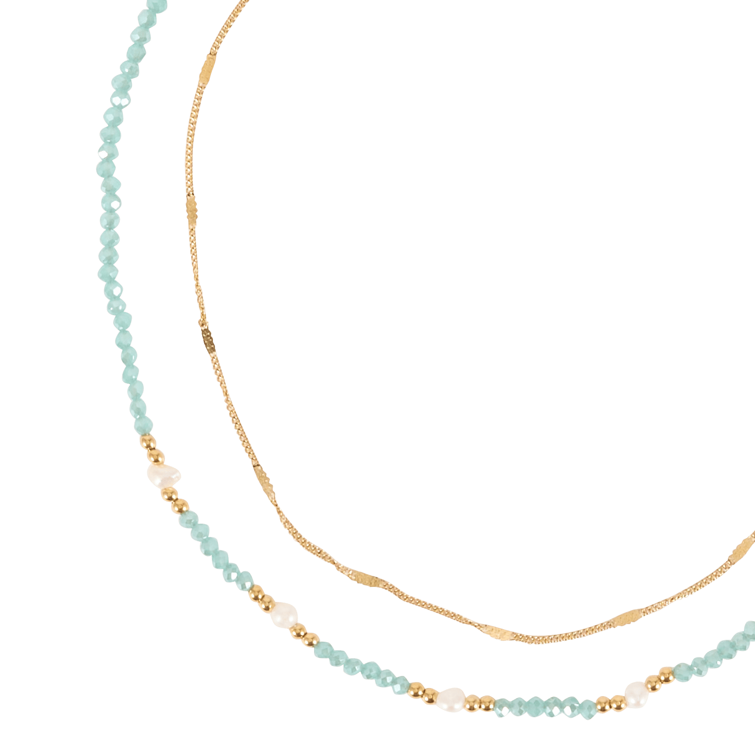 Fancy necklace AU PRINTEMPS PARIS Blue