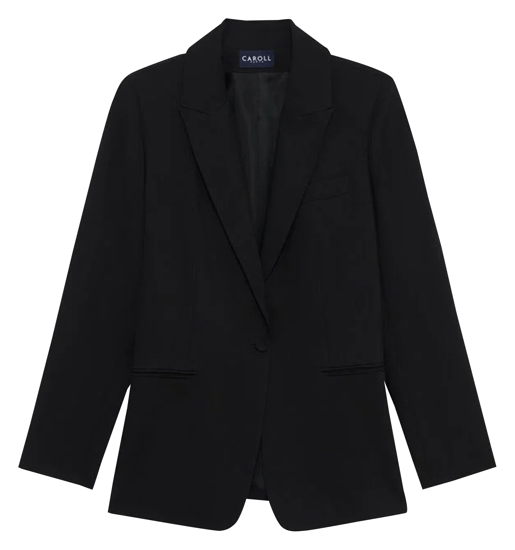 Veste tailleur droite CAROLL Noir