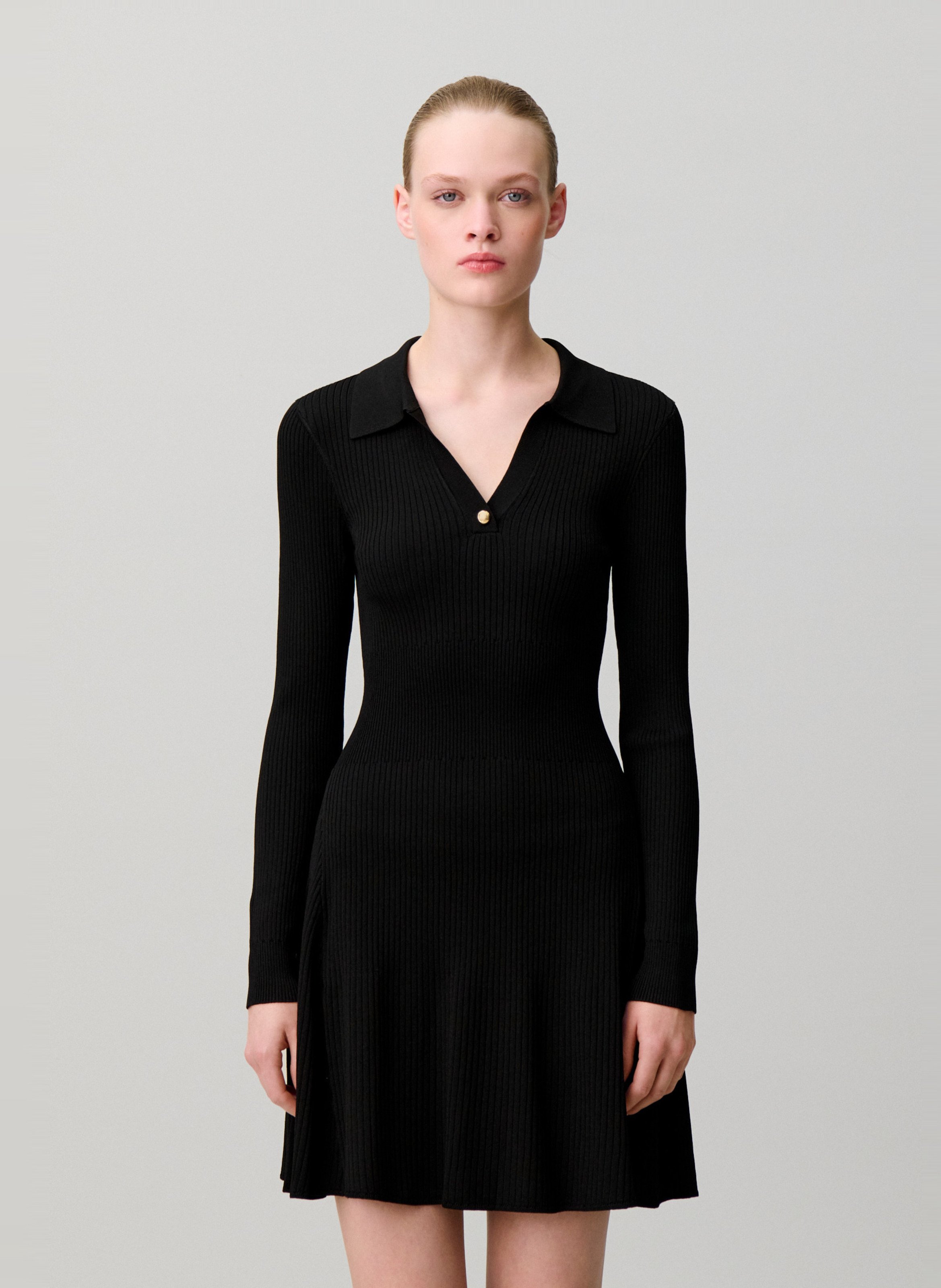 Robe courte évasée CLAUDIE PIERLOT Noir
