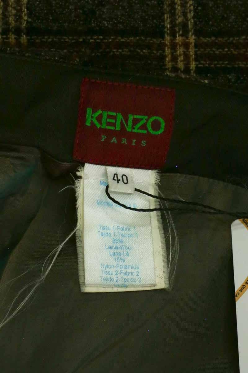 Mini skirt KENZO - SECONDE MAIN Brown