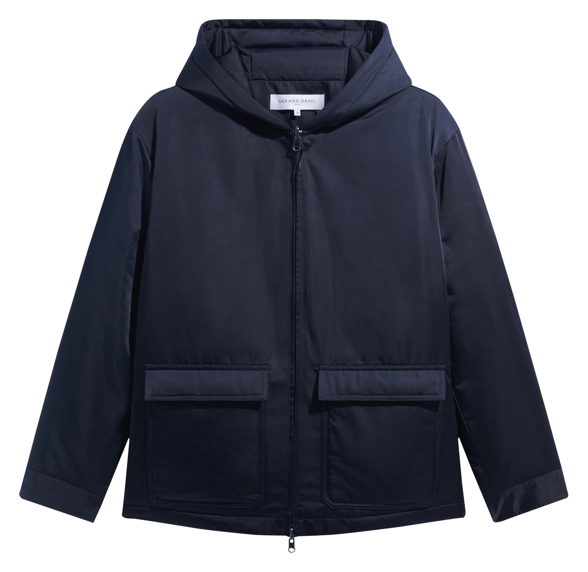 Kurzer gerader Parka mit Kapuze GERARD DAREL Blau