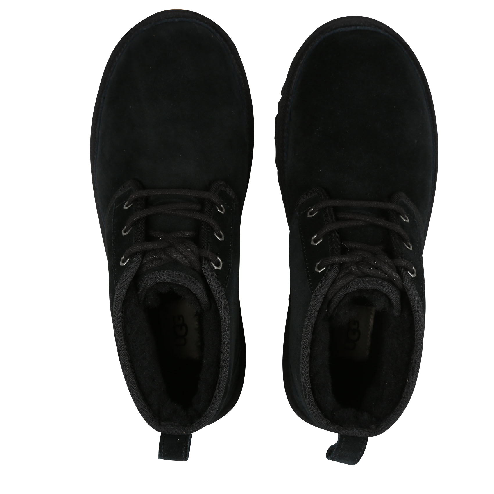 Schnürstiefeletten aus Leder UGG Schwarz