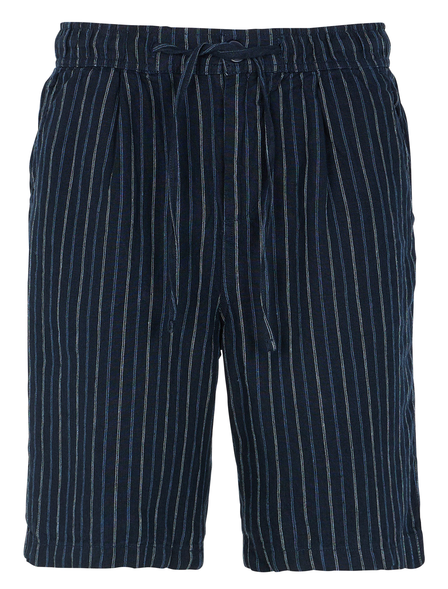 Short regular-fit en lin KNOWLEDGE COTTON APPAREL Bleu