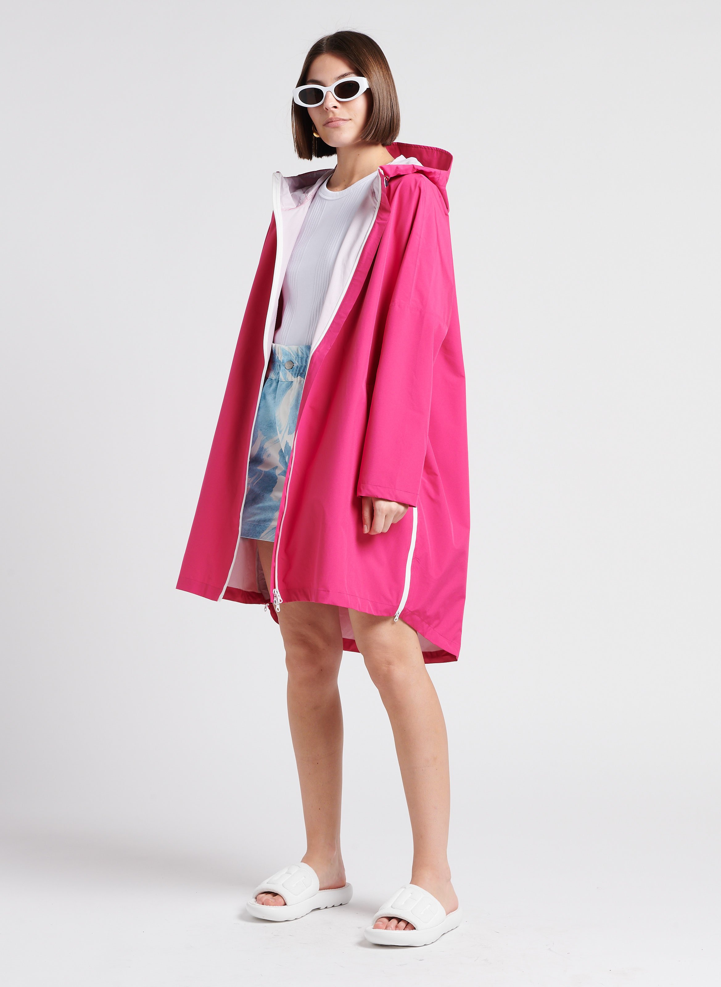 Short imprimé en coton  MARGAUX LONNBERG Bleu