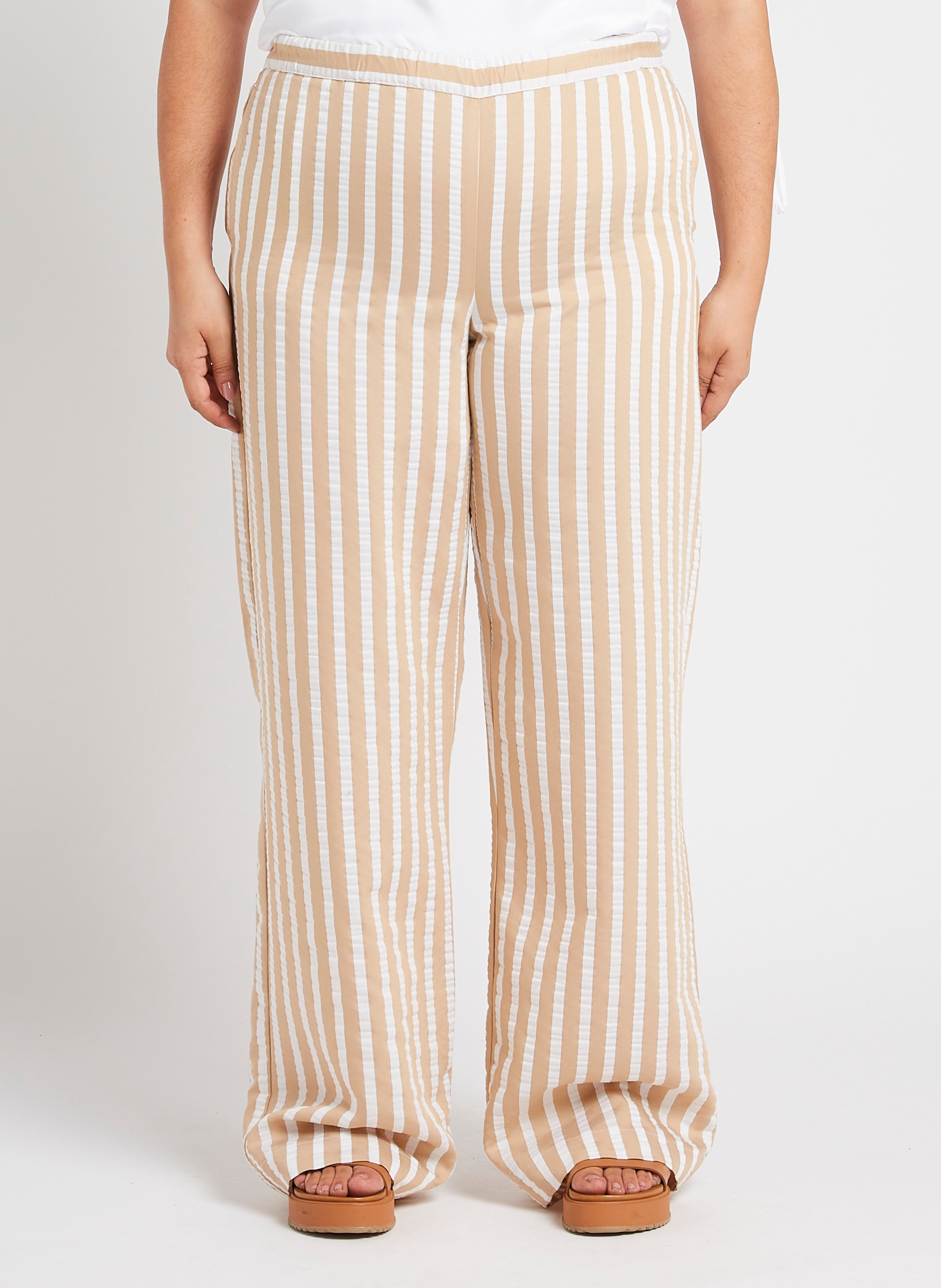 Printed straight-leg pants PERSONA by Marina Rinaldi