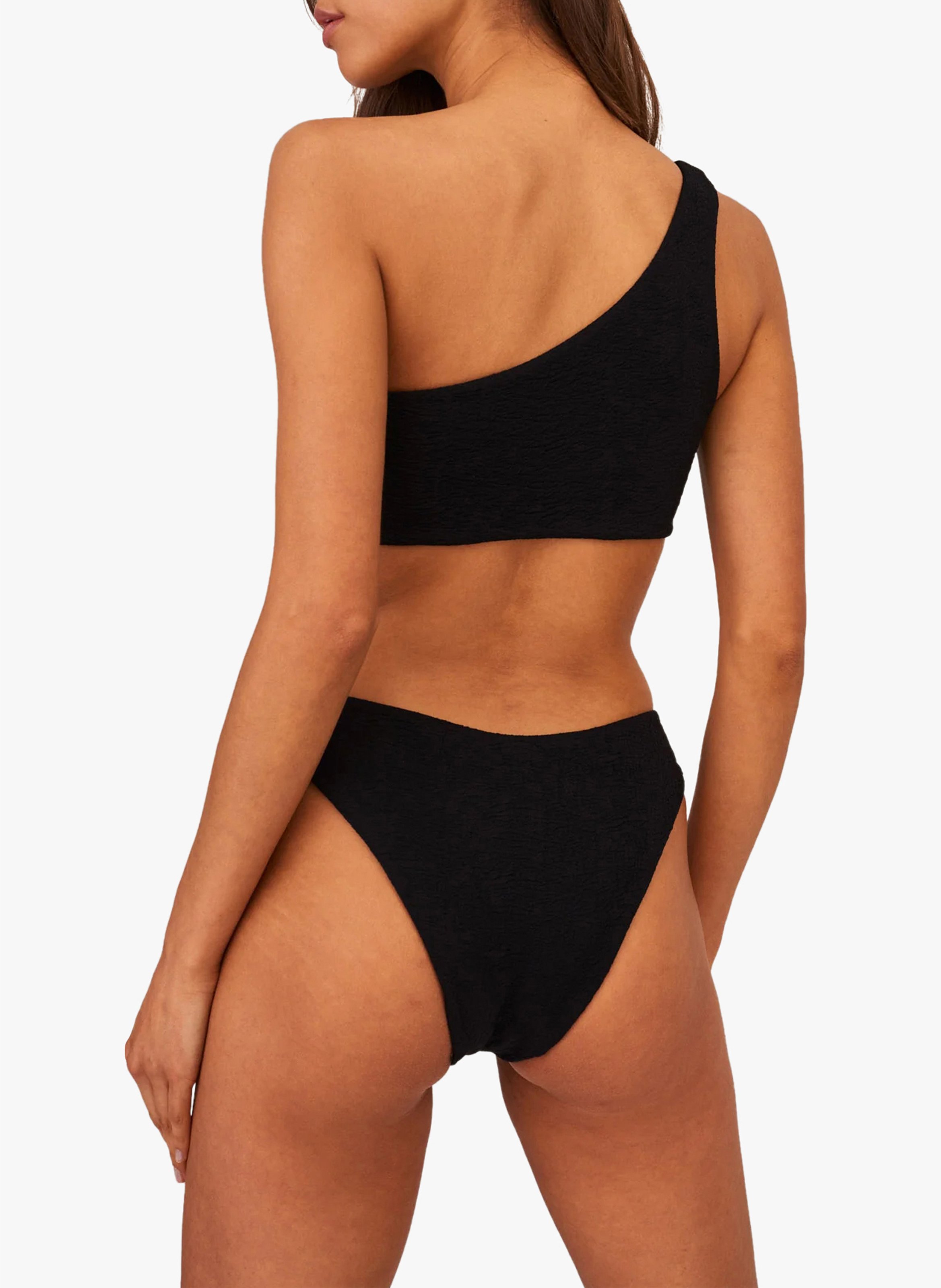 Haut de maillot de bain asymétrique UNDRESS CODE Noir