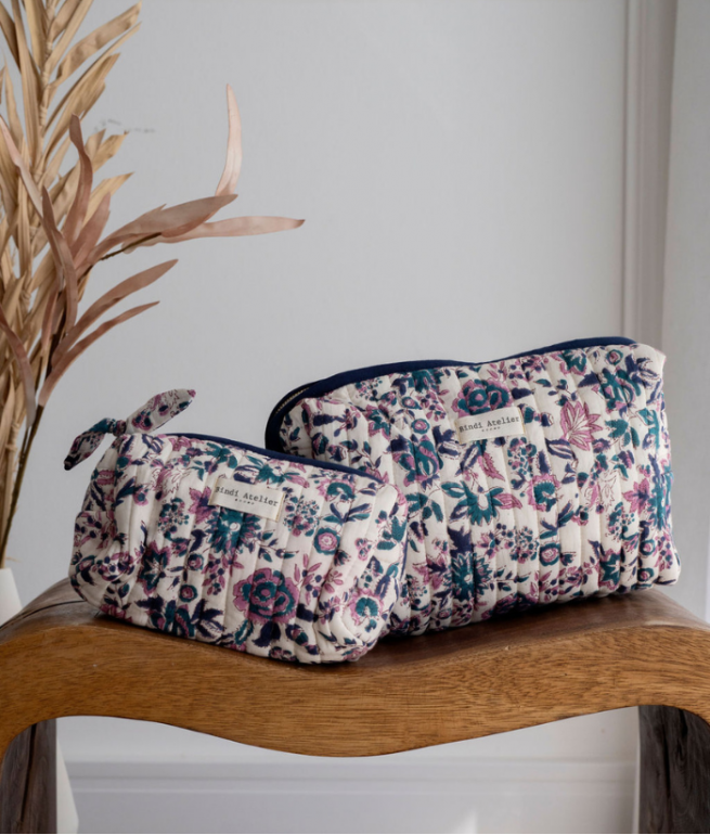 Make-up bag BINDI ATELIER Beige