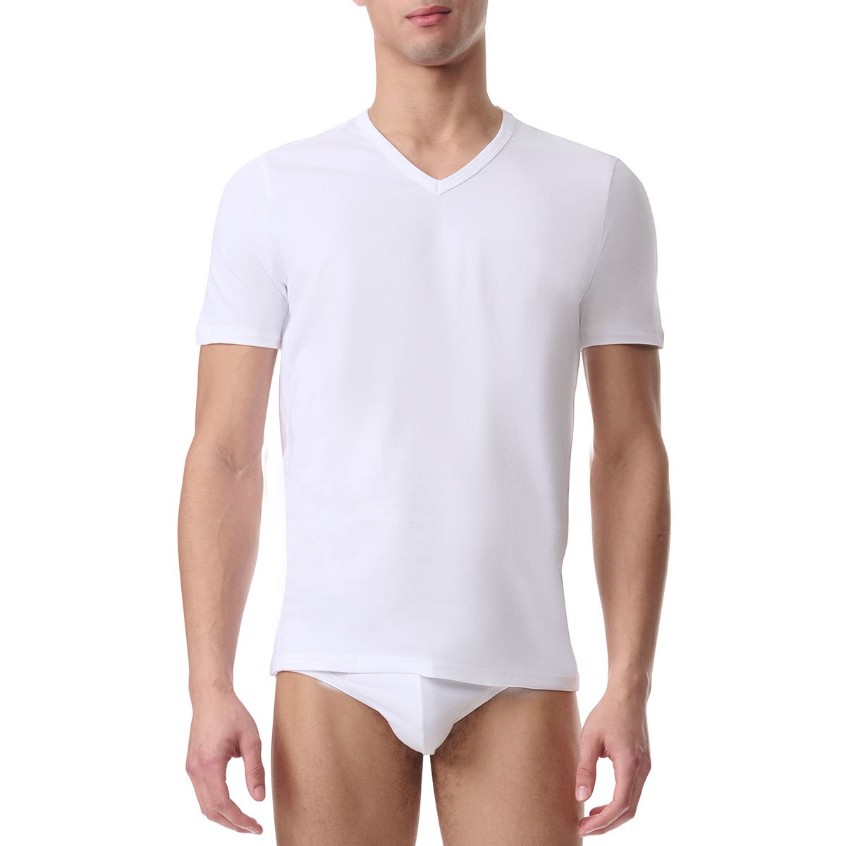 Active flex cotton T-shirts, pack of 2 ADIDAS UNDERWEAR White