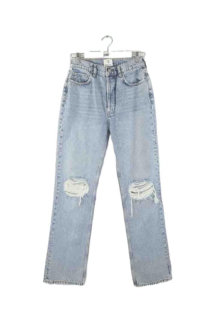 Cotton jeans ANINE BING - Seconde Main Blue