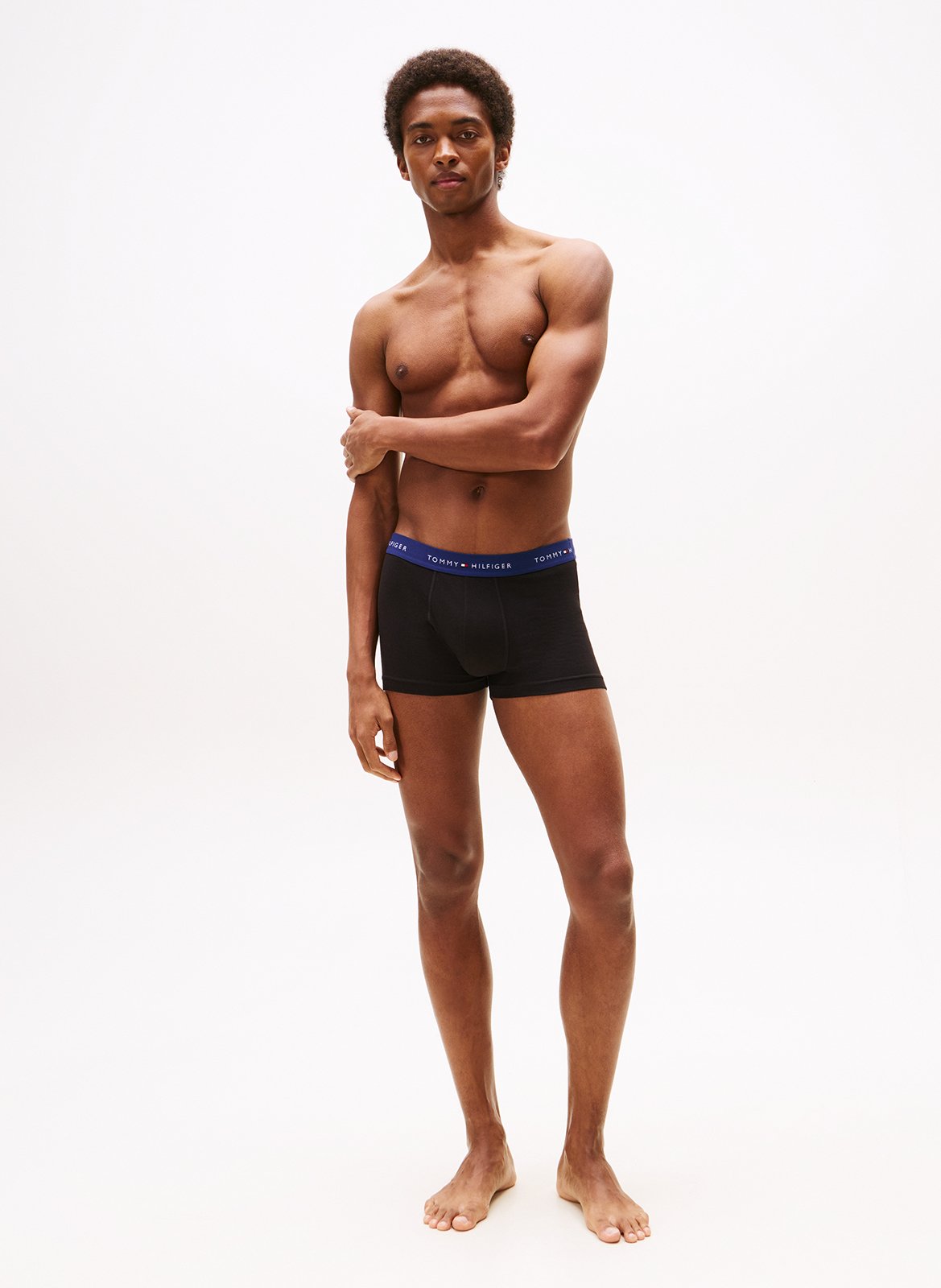 Setje met 3 boxershorts | katoenblend TOMMY HILFIGER Zwart