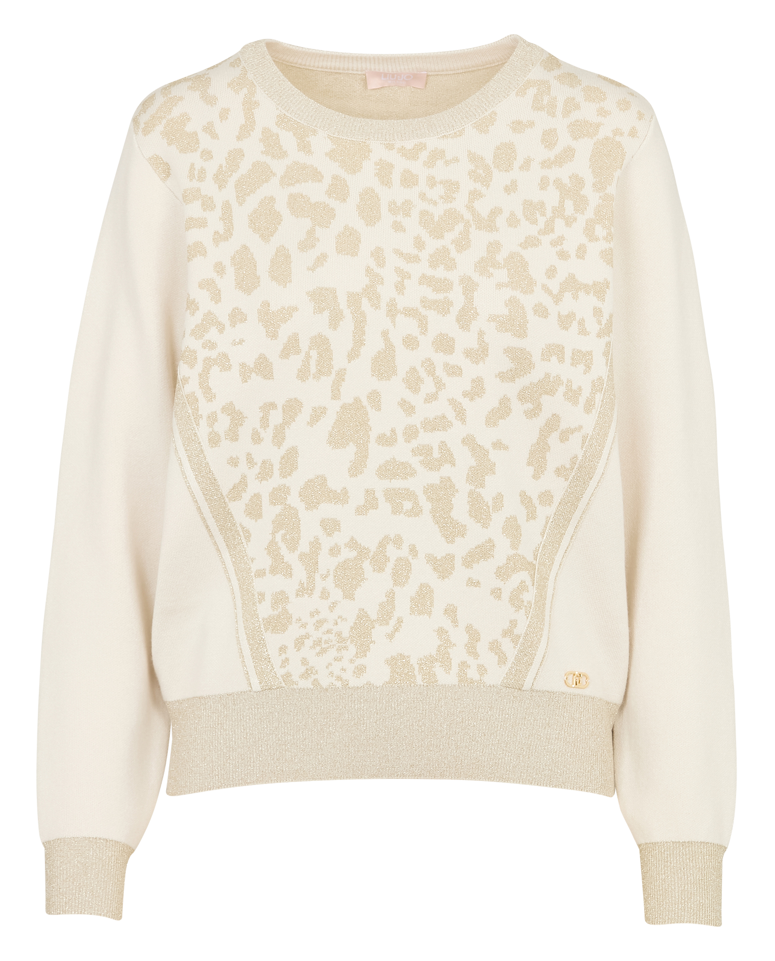 Chat - Jacquard-Pullover LIU JO Beige