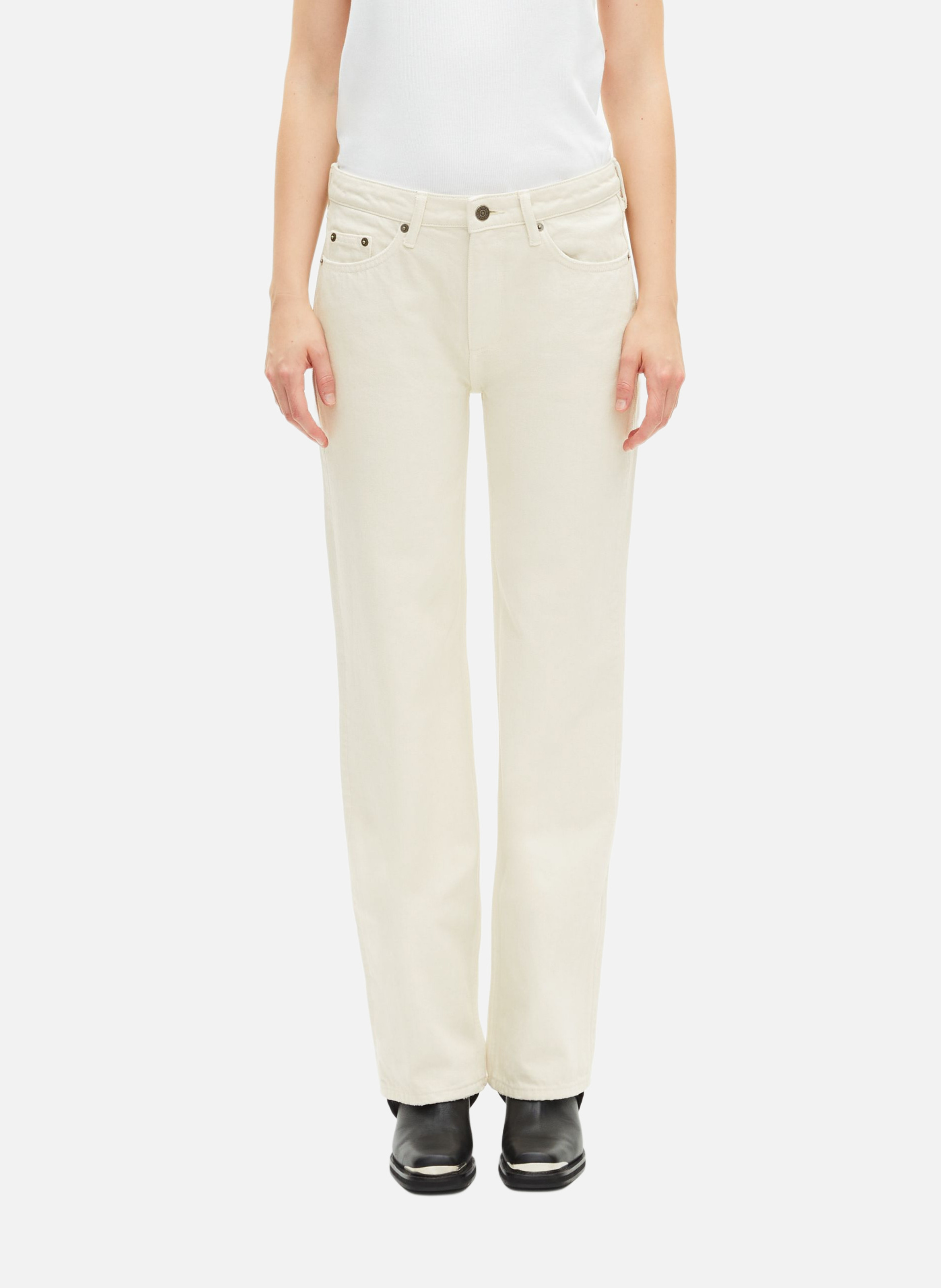 - Straight-leg jeans
- 5 pockets
- Straight cut
- Faded effect THE KOOPLES Beige