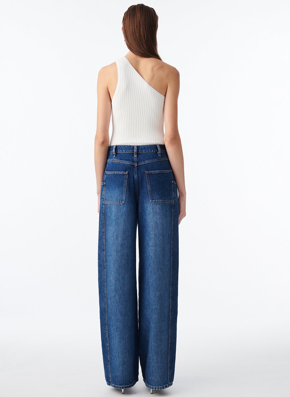 Wide-leg cotton denim jeans IRO Blue