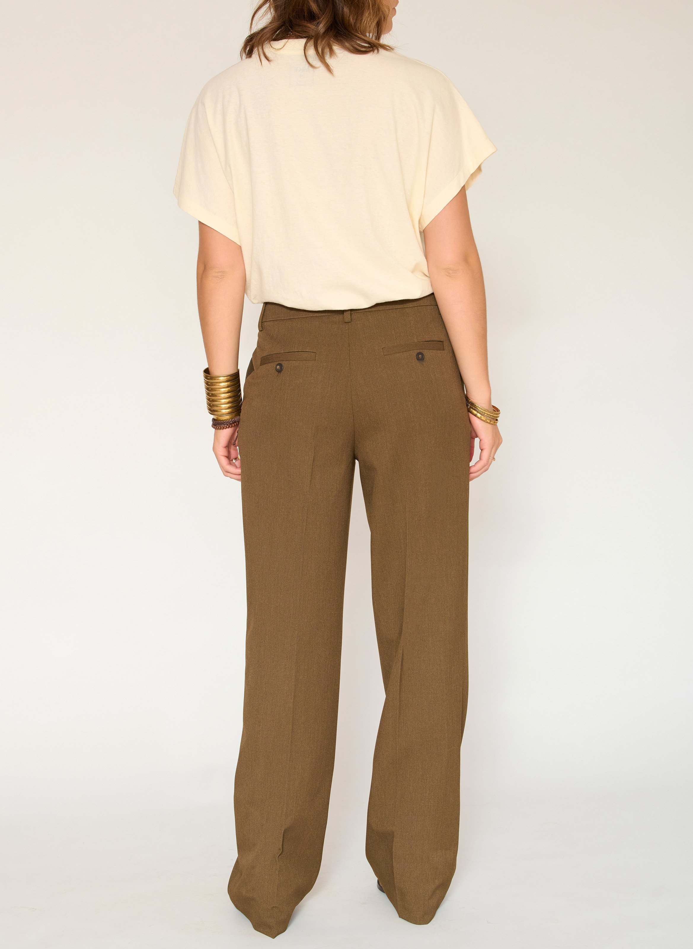Wide trousers MKT Khaki