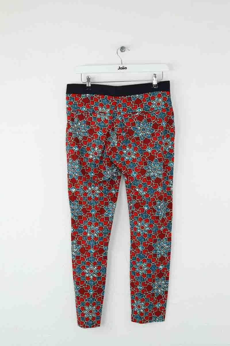 Slim-fit cotton cargo pants CHLOE STORA - SECONDE MAIN Red