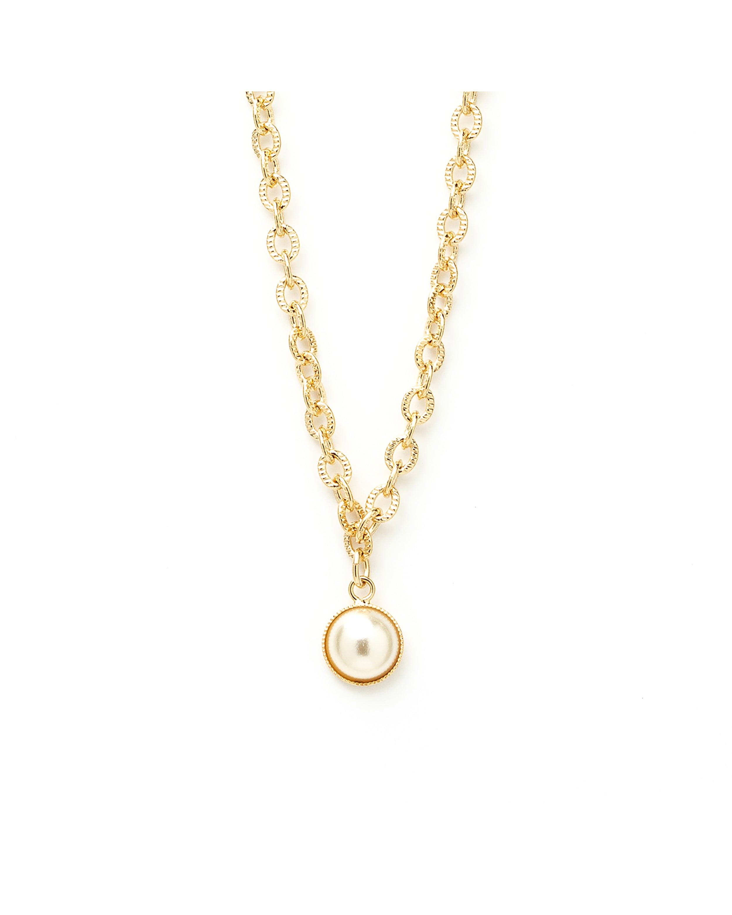 Collier perle plaqué argent MONSIEUR SIMONE