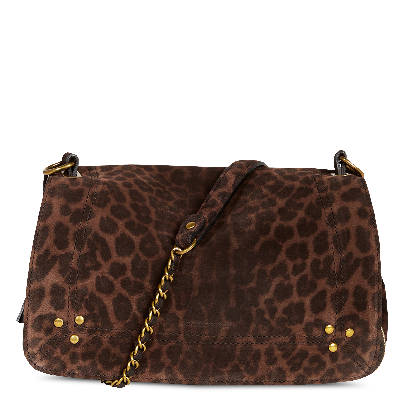 Leopard print crossbody bag in mixed leather JEROME DREYFUSS Multicolored