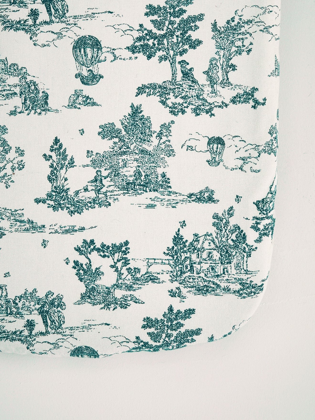 Printed cotton ironing board cover CYRILLUS White