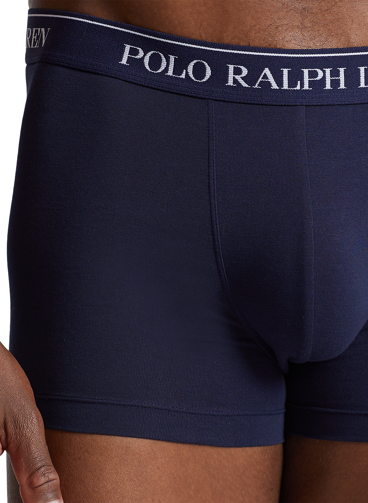 Boxers en coton mélangé POLO RALPH LAUREN Bleu