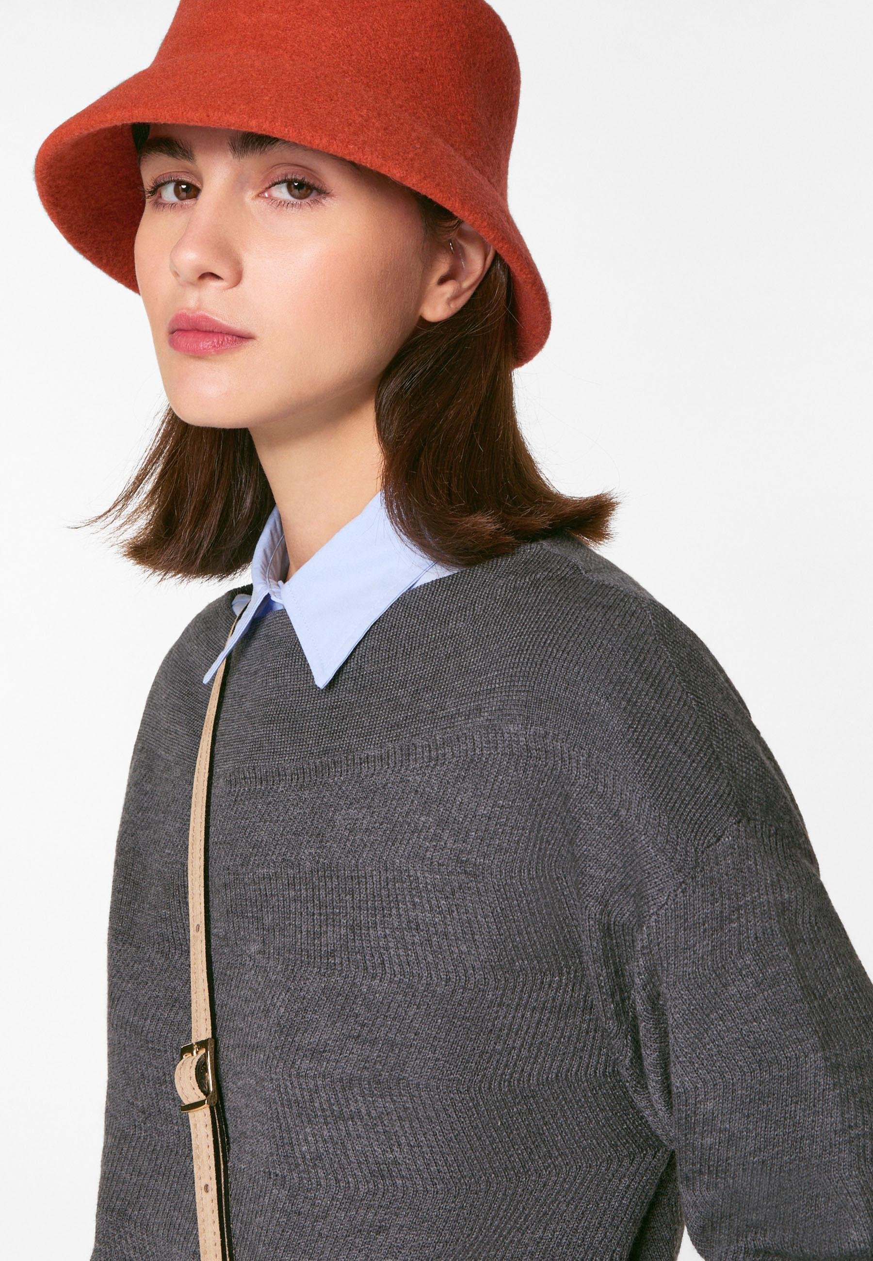 Merino wool boat-neck sweater  RODIER Grey