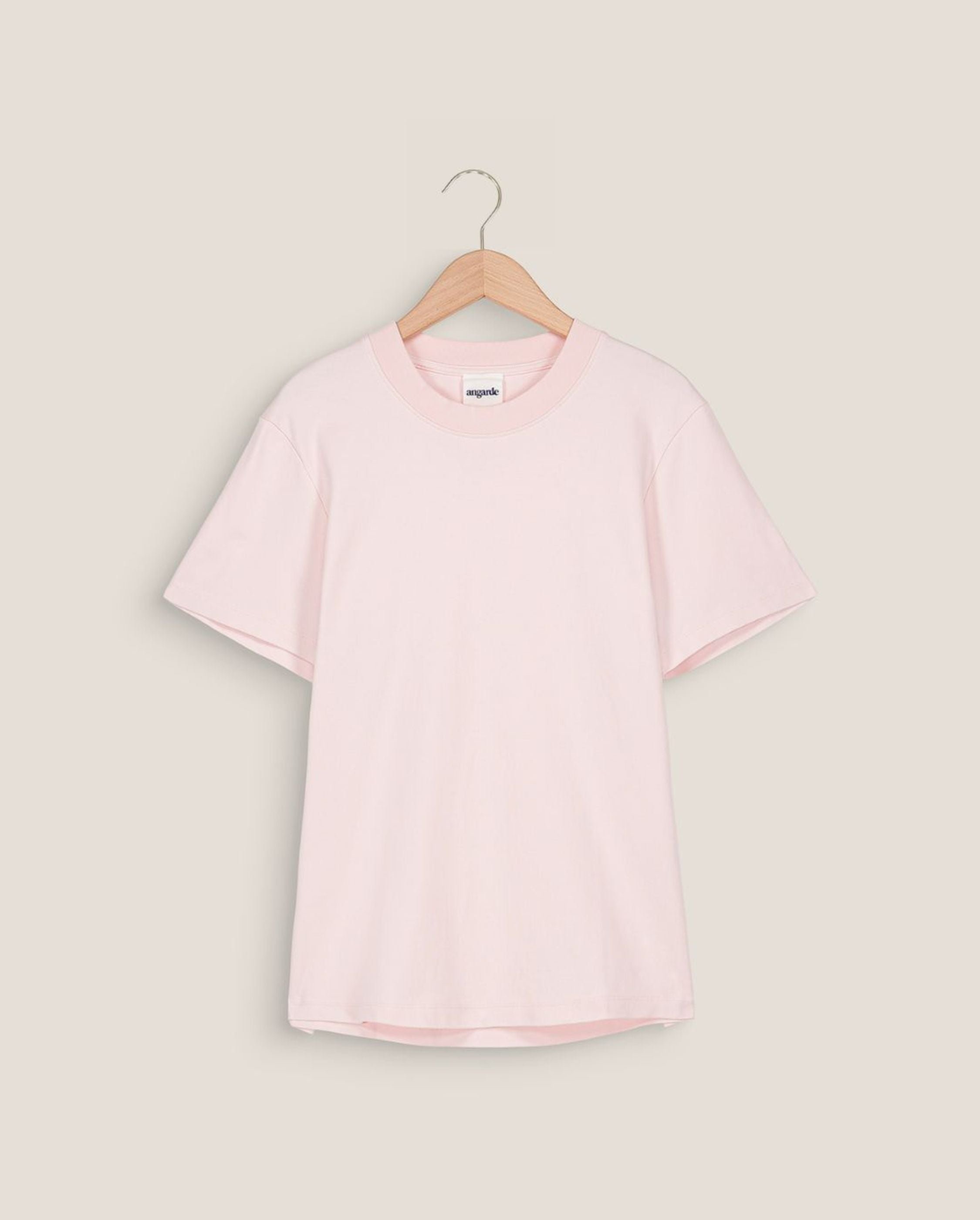 Women's organic cotton T-shirt, pink ANGARDE Pink