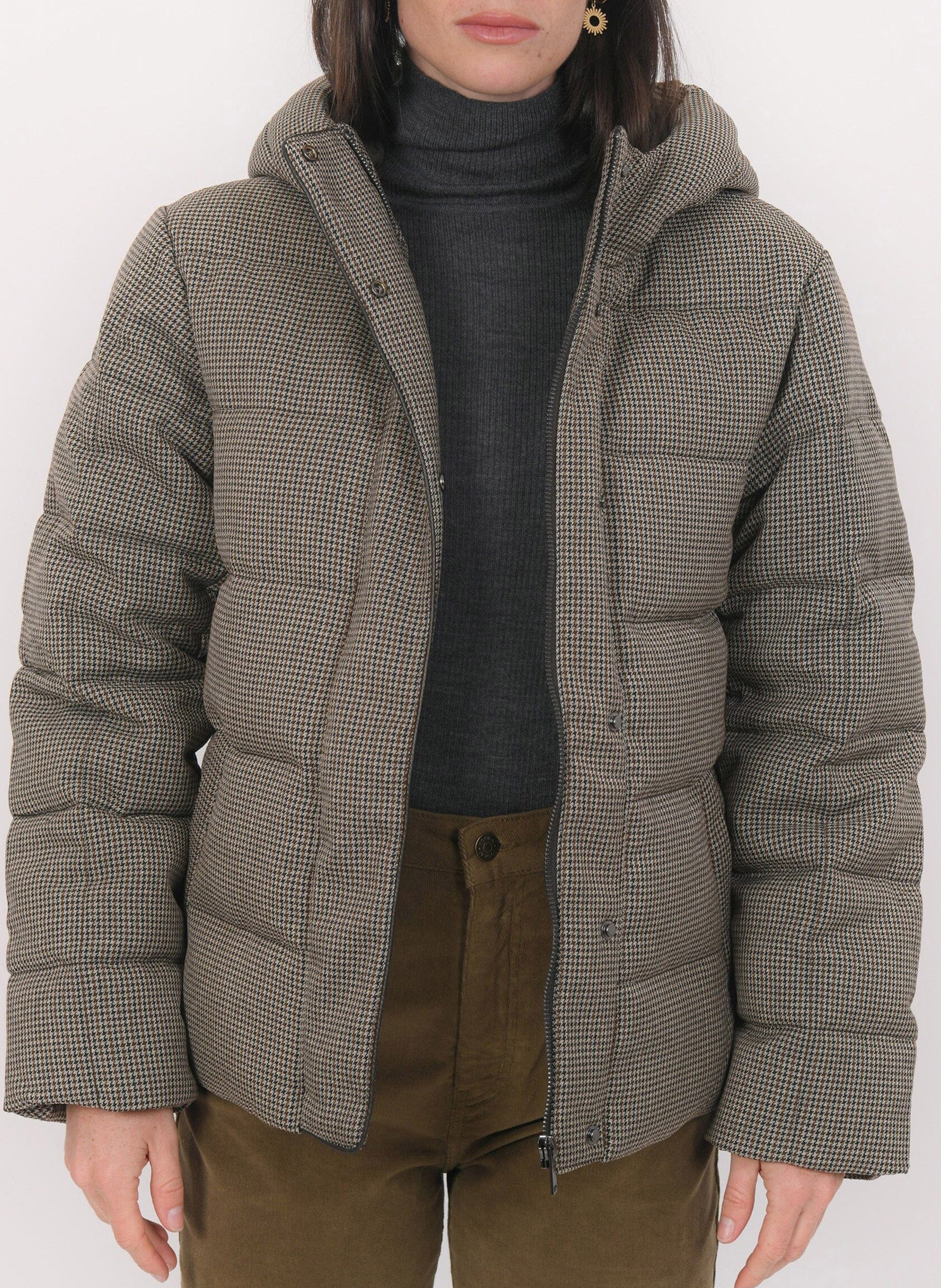 Anorak acolchado con cuello alto KOOKAI Marron