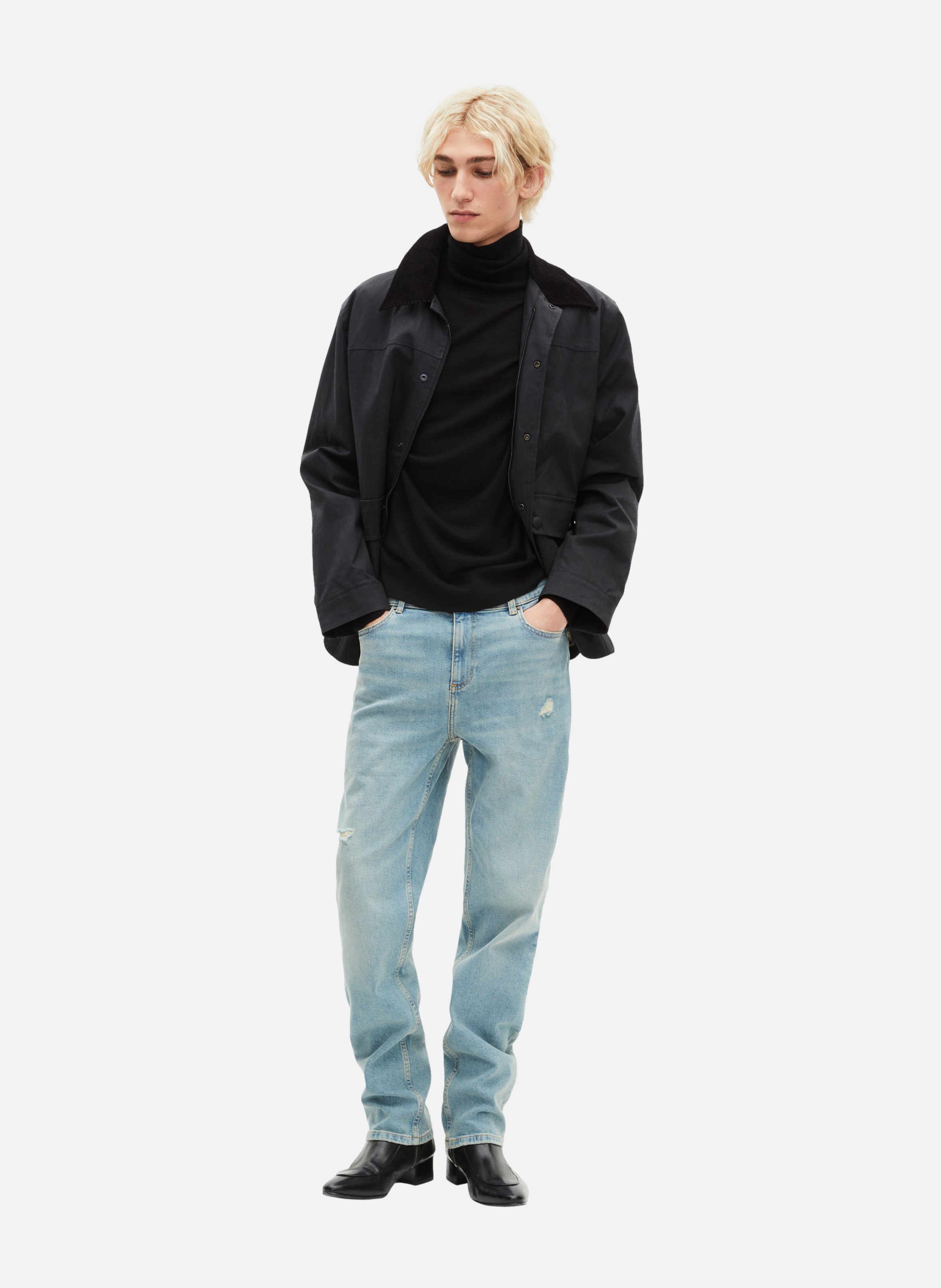 Light wash slim jeans THE KOOPLES Blue