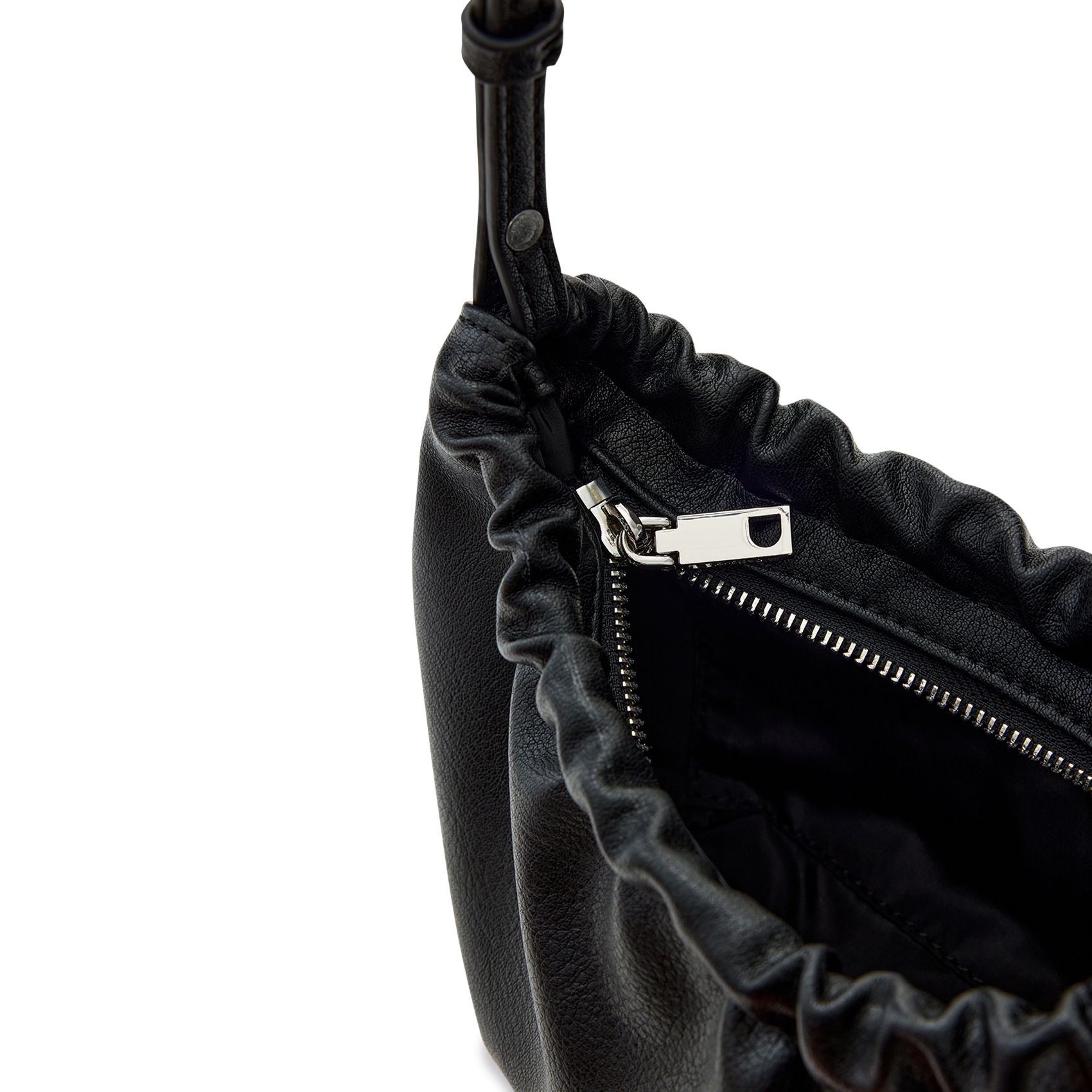 Bolso bandolera de efecto cuero DESIGUAL Negro