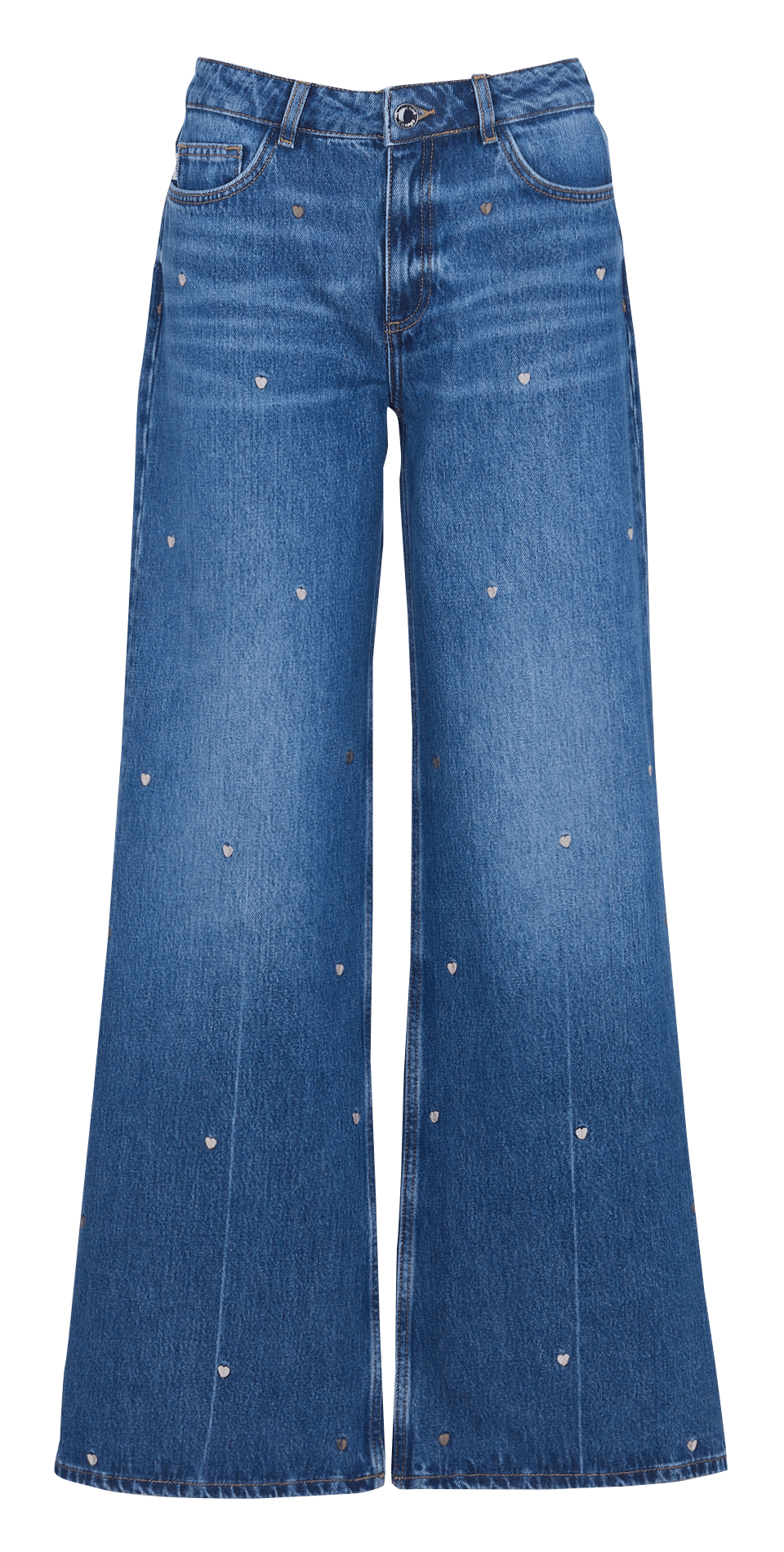 Jean évasé en coton bio FABIENNE CHAPOT Bleu