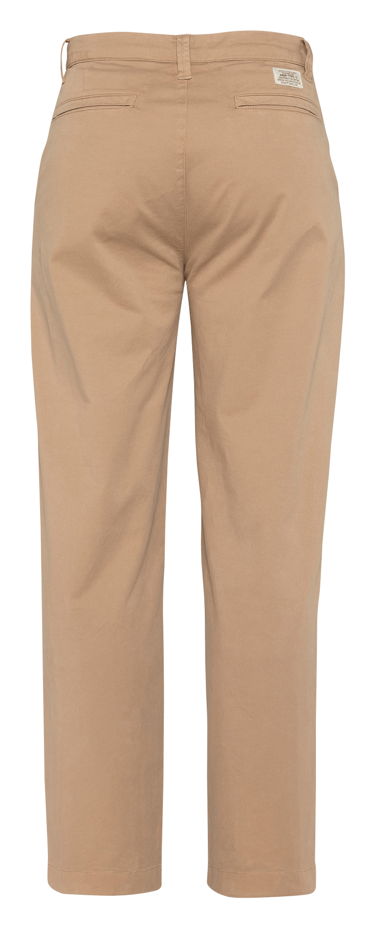 Pantalon droit en coton mélangé SCHOTT Beige