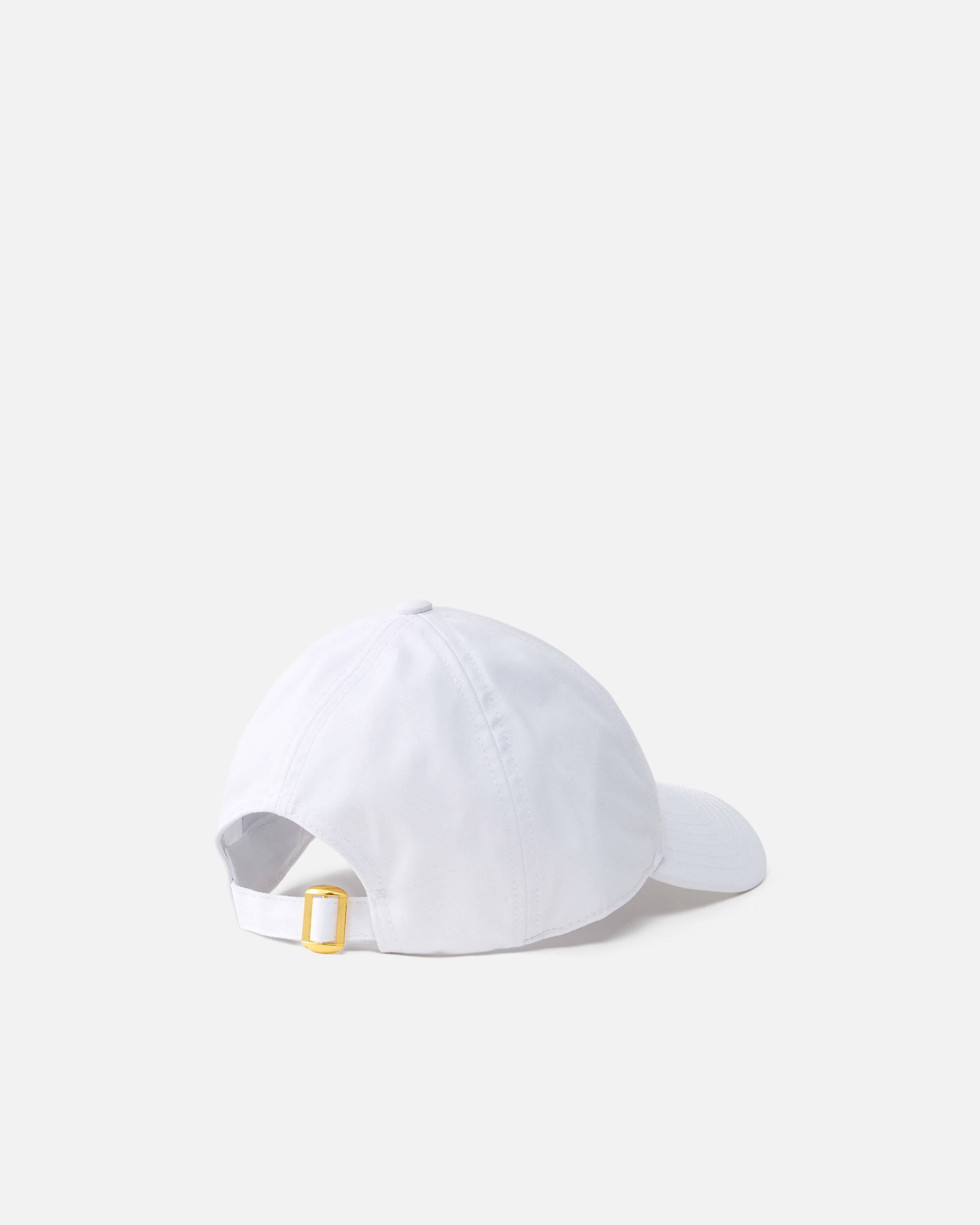 Cap with embroidered logo PINKO White