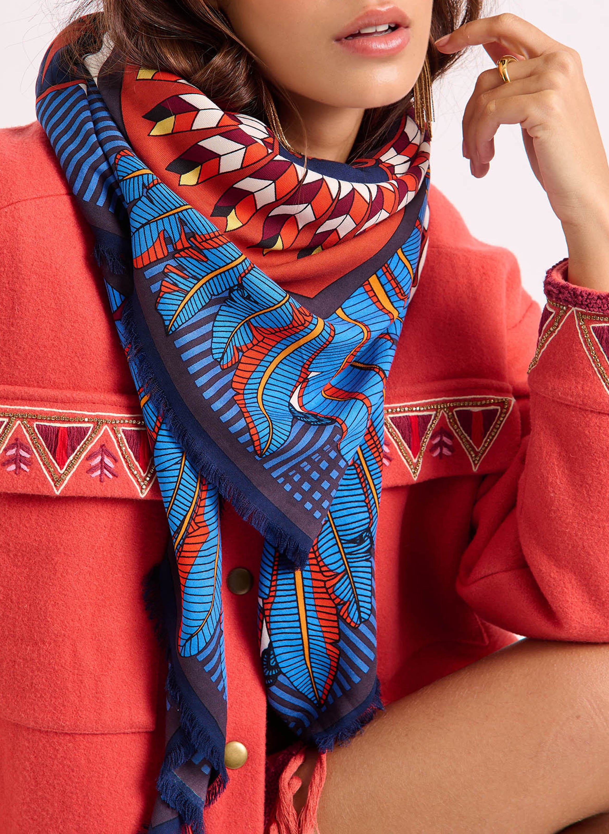 Foulard  WILD Bleu