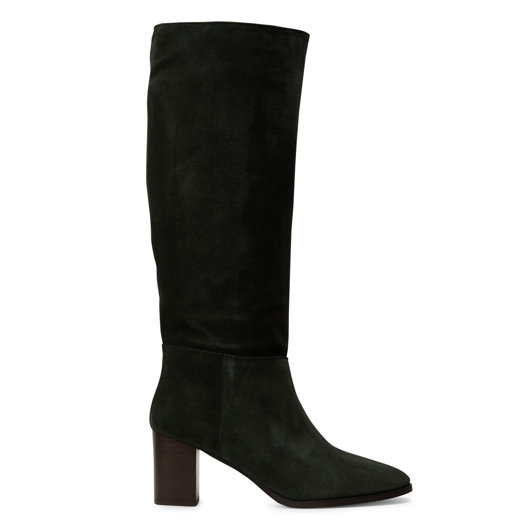 Bottes à talons en cuir LA FEE MARABOUTEE Vert