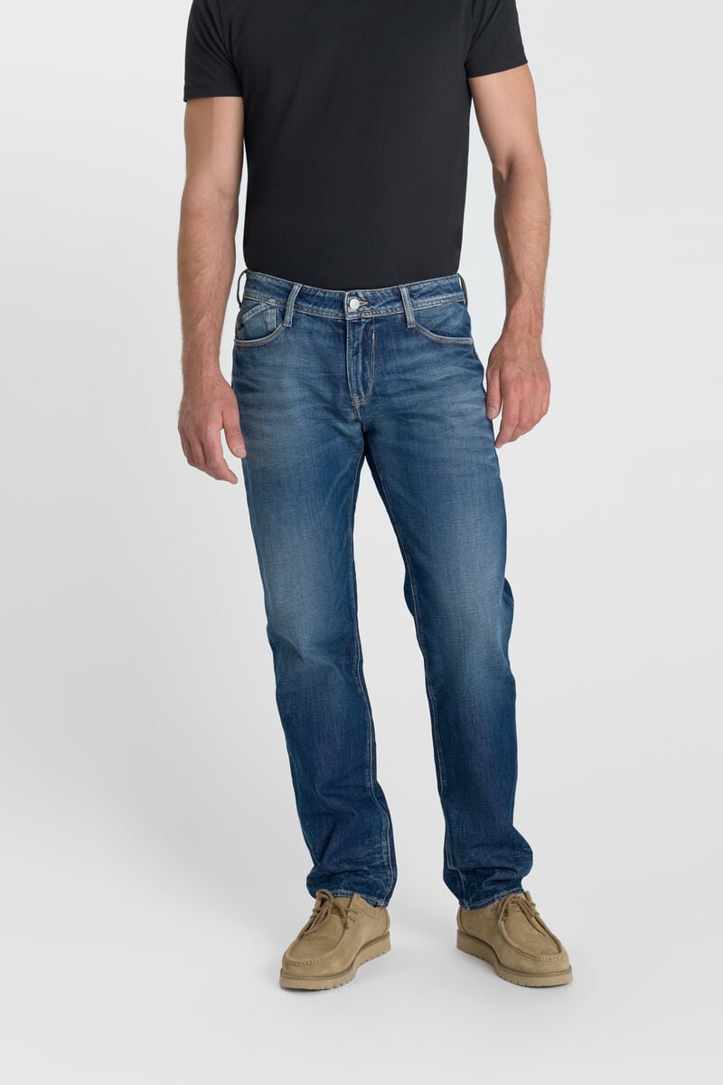 Straight leg jeans, length 34 LE TEMPS DES CERISES Blue
