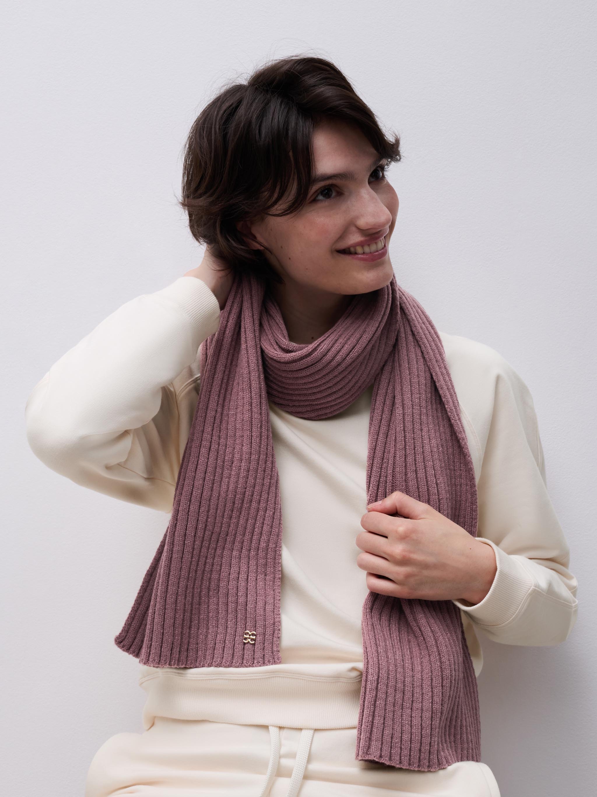Scarf CHANTELLE Brown