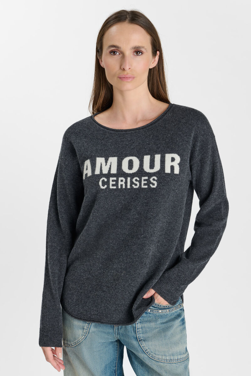 Tatum sweater LE TEMPS DES CERISES Grey