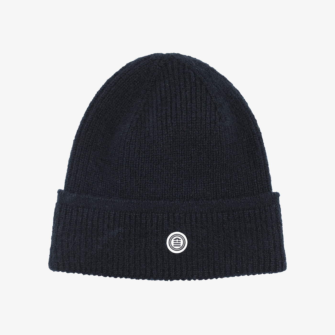 Black ribbed knit beanie serge blanco SERGE BLANCO Black