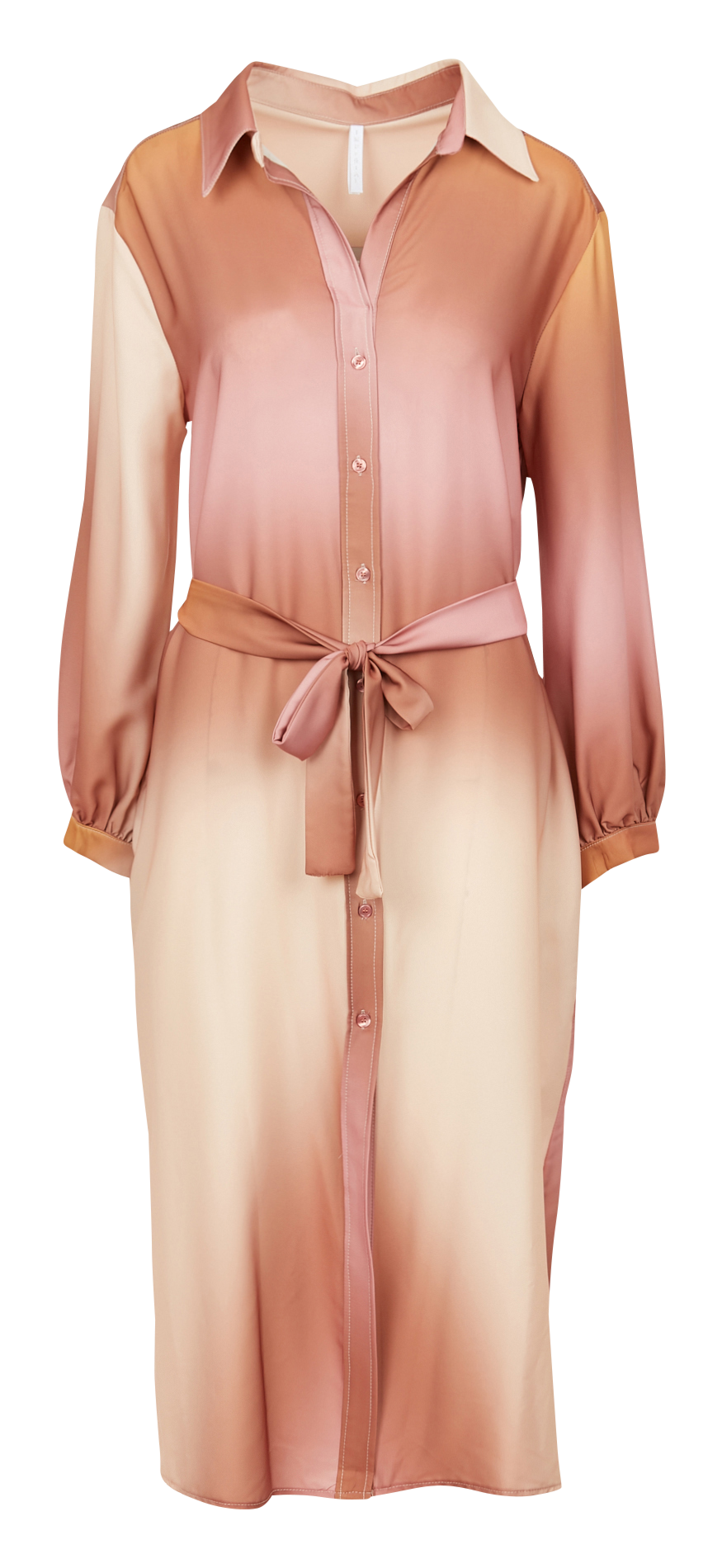 Loose-fit dress with classic collar IMPERIAL Multicolored